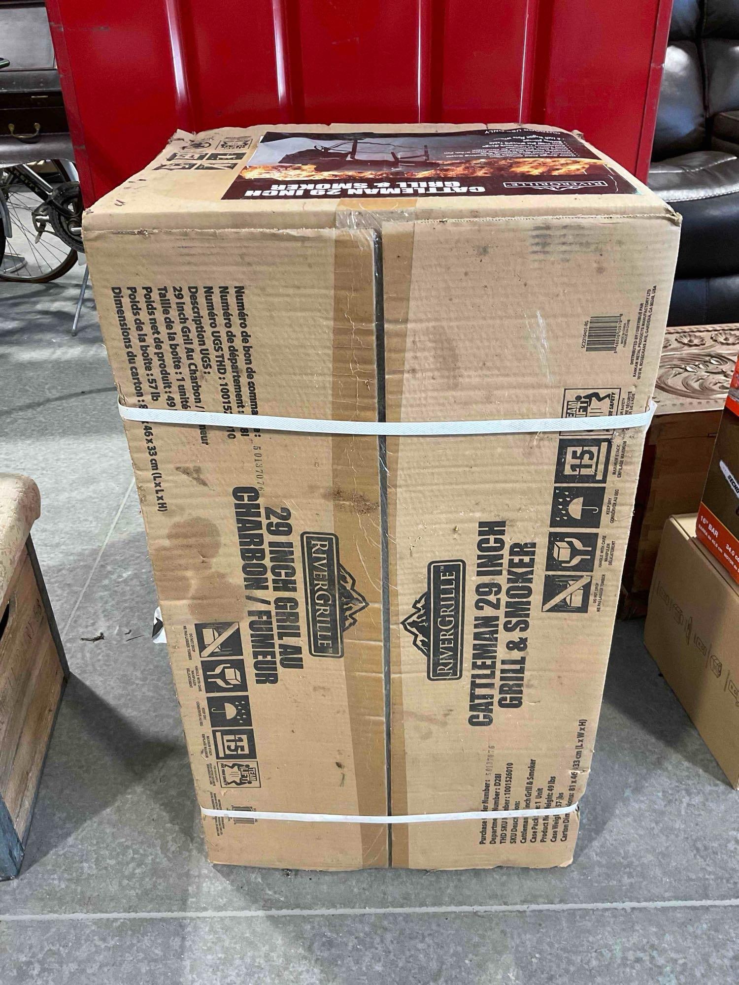 NIB RiverGrille Cattleman 29" Grill & Smoker. NIB Unopened See pics. - 2