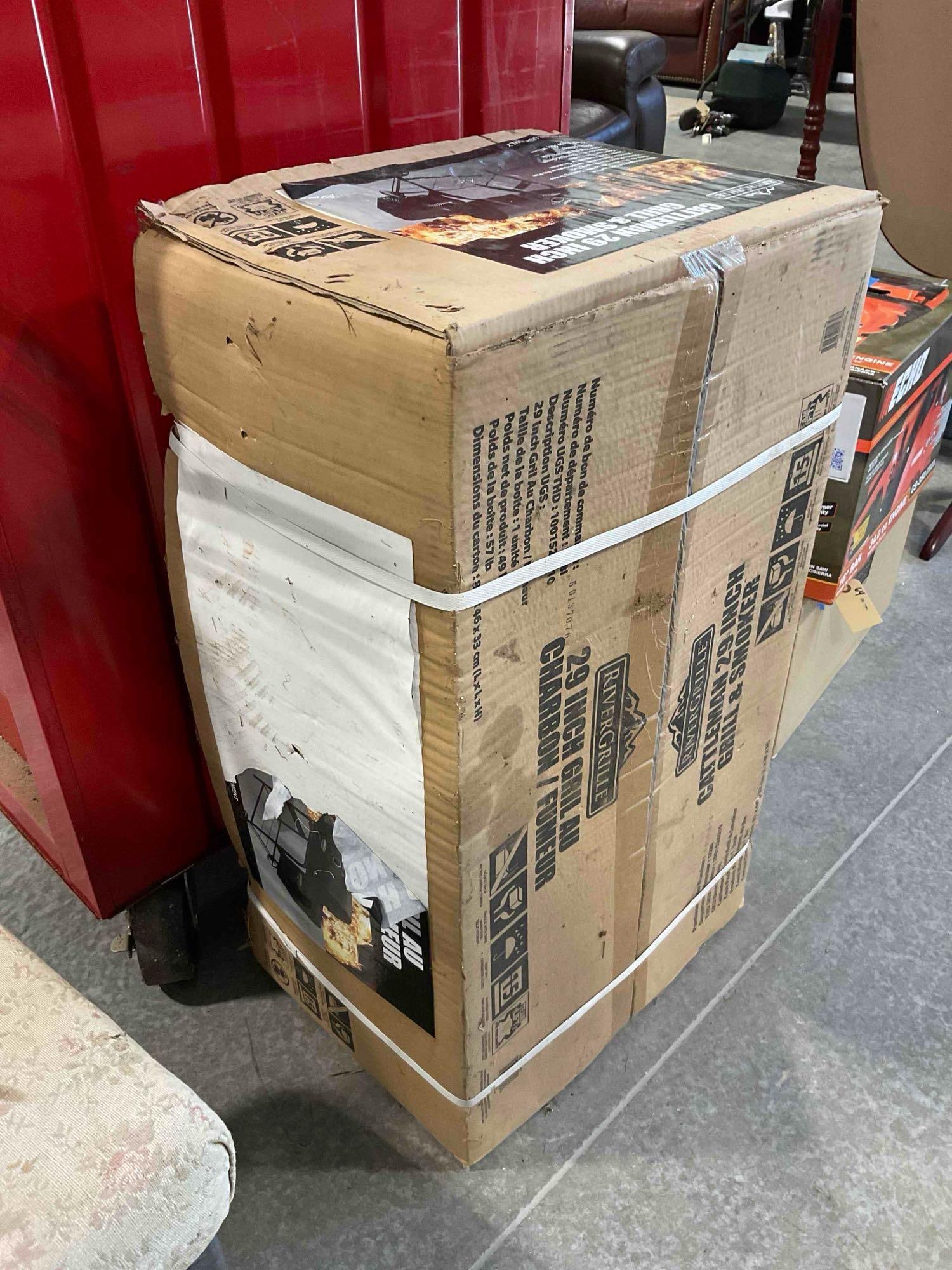 NIB RiverGrille Cattleman 29" Grill & Smoker. NIB Unopened See pics. - 5