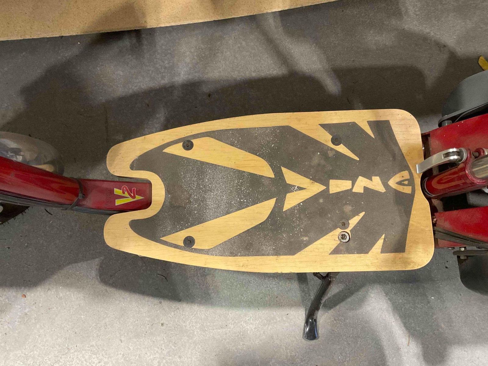 Vintage Viza V2 Stand Up Gas Powered Motor Scooter w/ 40cc Engine. Tested, Works. See pics. - 5