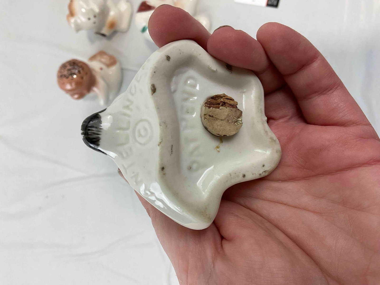 8 pcs Vintage VenTellingen Ceramic Salt & Pepper Shakers incl. Baby & Puppy, Girl & Boy. - 5