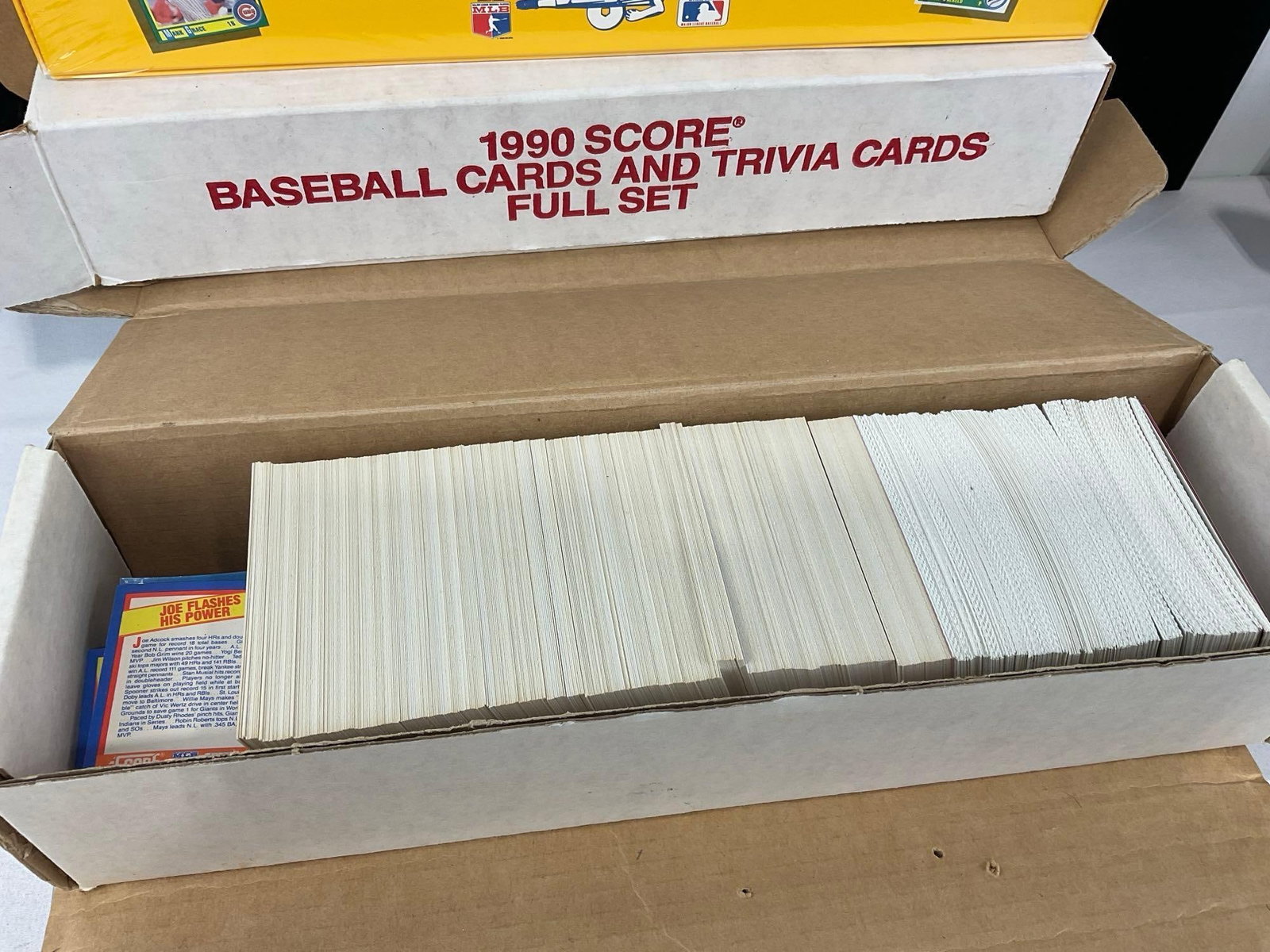 Factory Sealed 1990 Score Collector Set, & 2 Boxes of Sports Cards, Ultra Fleer & Pinnacle Zenith - 3