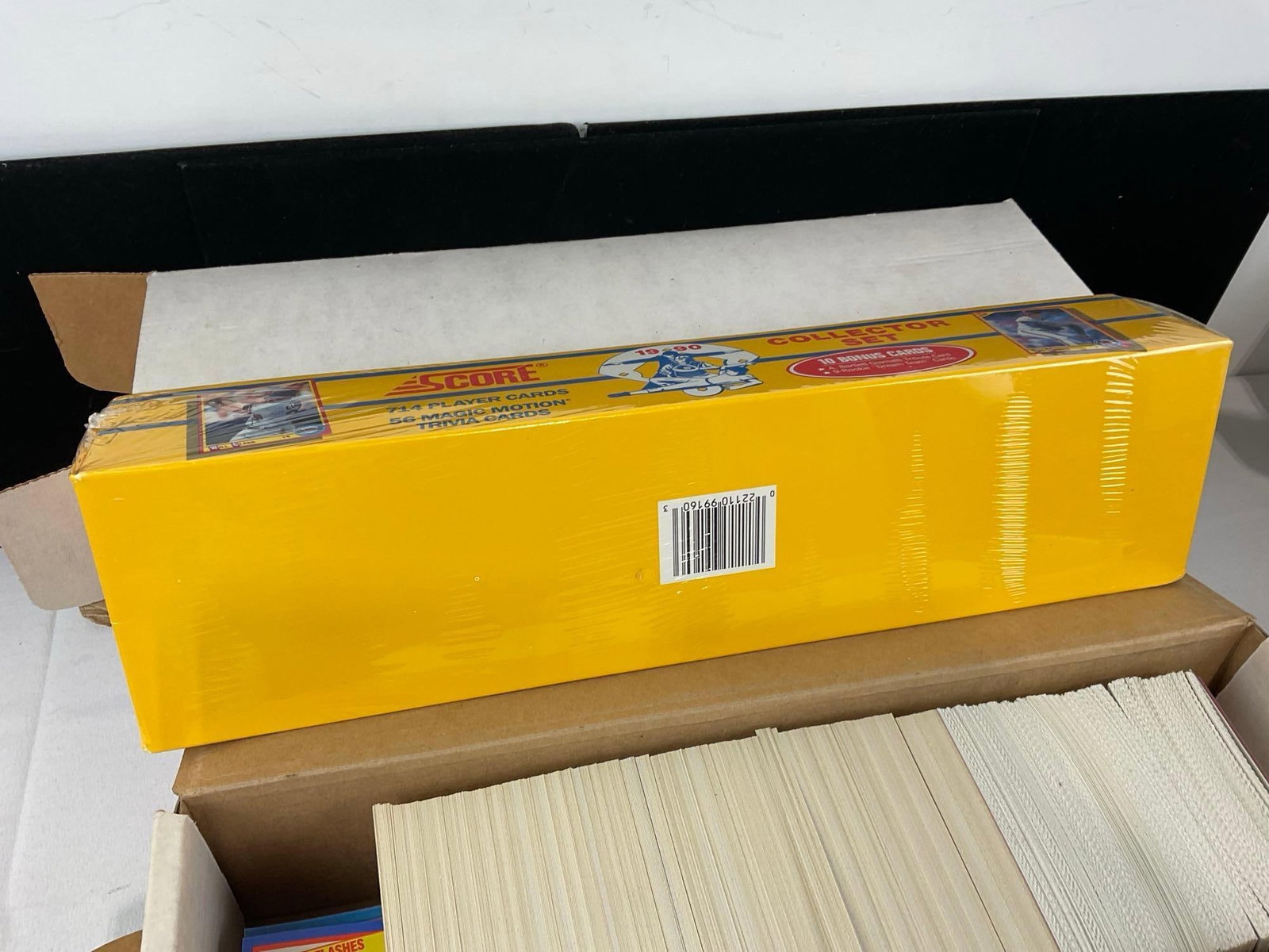 Factory Sealed 1990 Score Collector Set, & 2 Boxes of Sports Cards, Ultra Fleer & Pinnacle Zenith - 5
