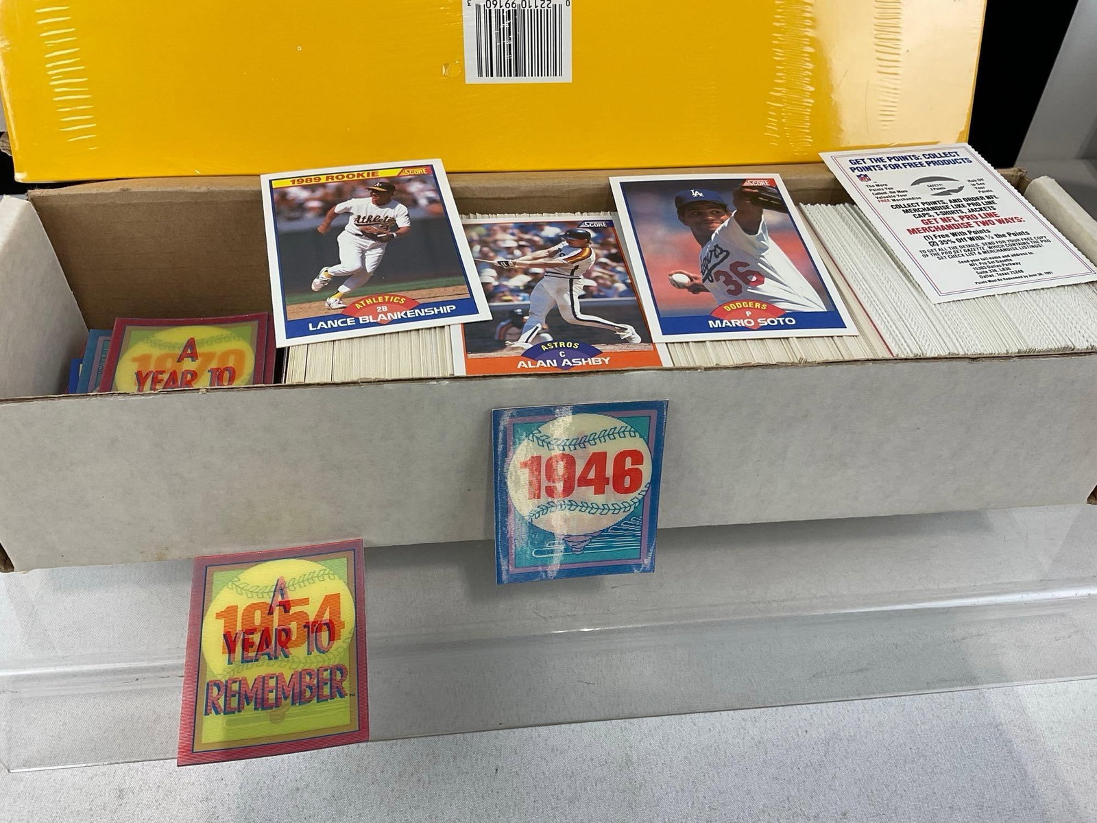 Factory Sealed 1990 Score Collector Set, & 2 Boxes of Sports Cards, Ultra Fleer & Pinnacle Zenith - 7