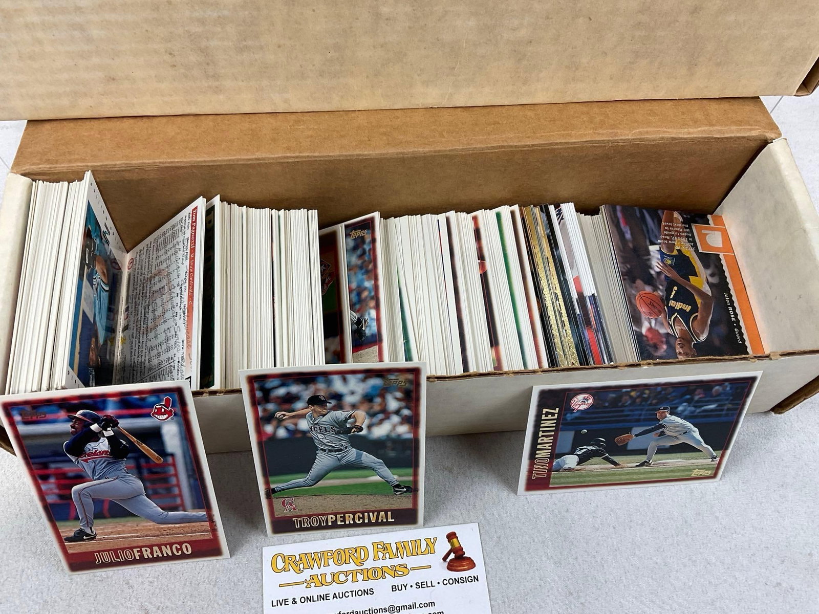 3 Boxes of Baseball Cards, Fleer, Donruss 89, Topps, approx 2500 cards - 2