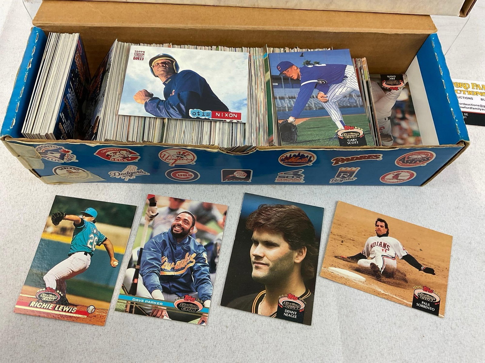 4 Boxes of Sports Cards, Topps Stadium Club, Vintage Topps, Fleer & more, approx 2000 cards - 2