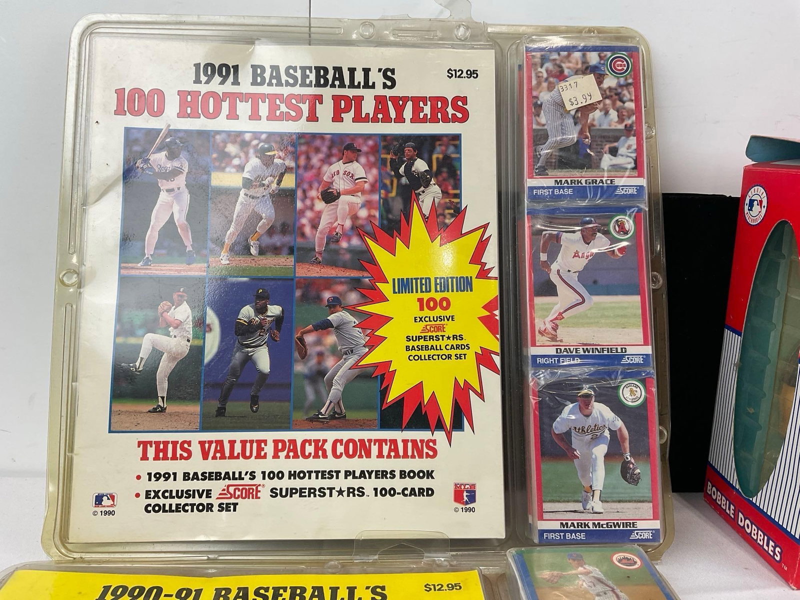 Score 90-91 & 91 100 Hottest Rookies & Players, Coin Set, McDonalds 1993 Gameday Collector Sheets & - 2