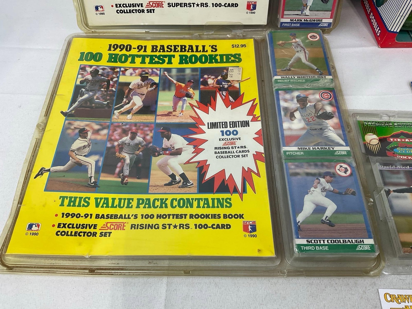 Score 90-91 & 91 100 Hottest Rookies & Players, Coin Set, McDonalds 1993 Gameday Collector Sheets & - 3