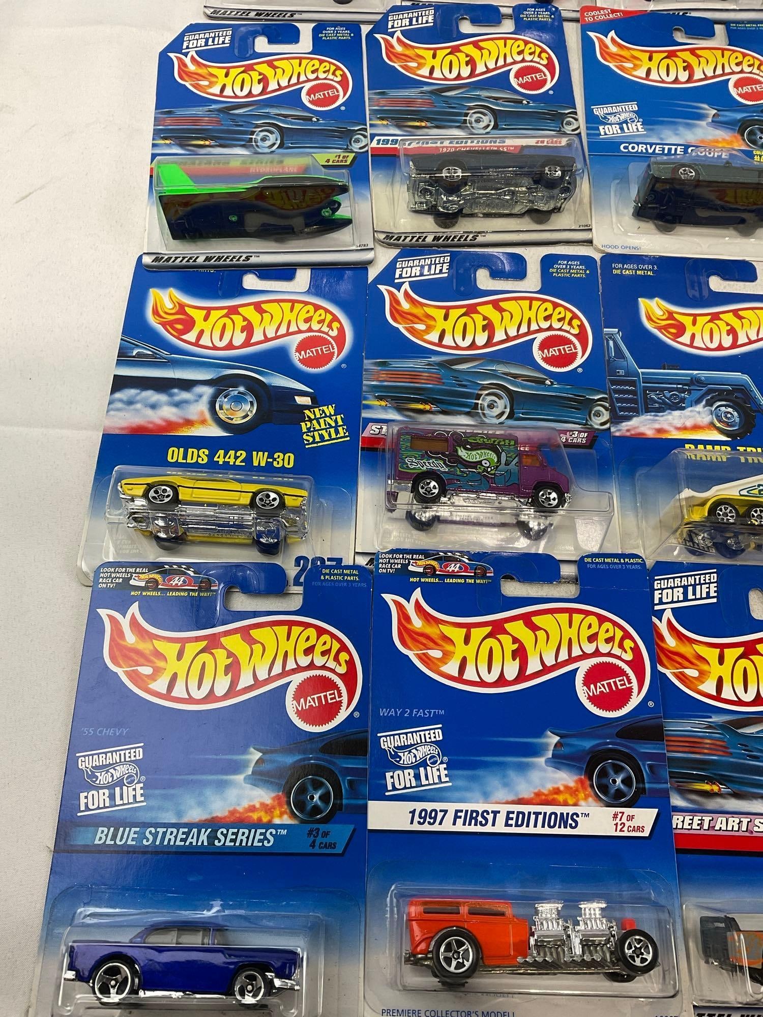 Set of 40 Hot Wheels Diecast Cars in packaging, from all kinds of sets - 2