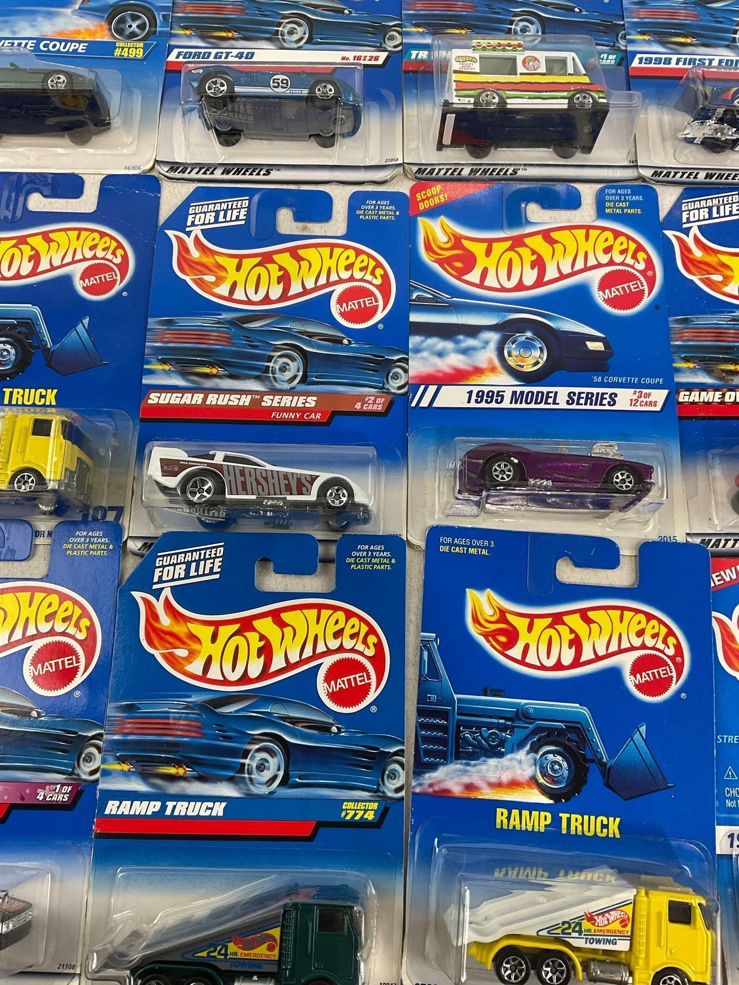Set of 40 Hot Wheels Diecast Cars in packaging, from all kinds of sets - 4