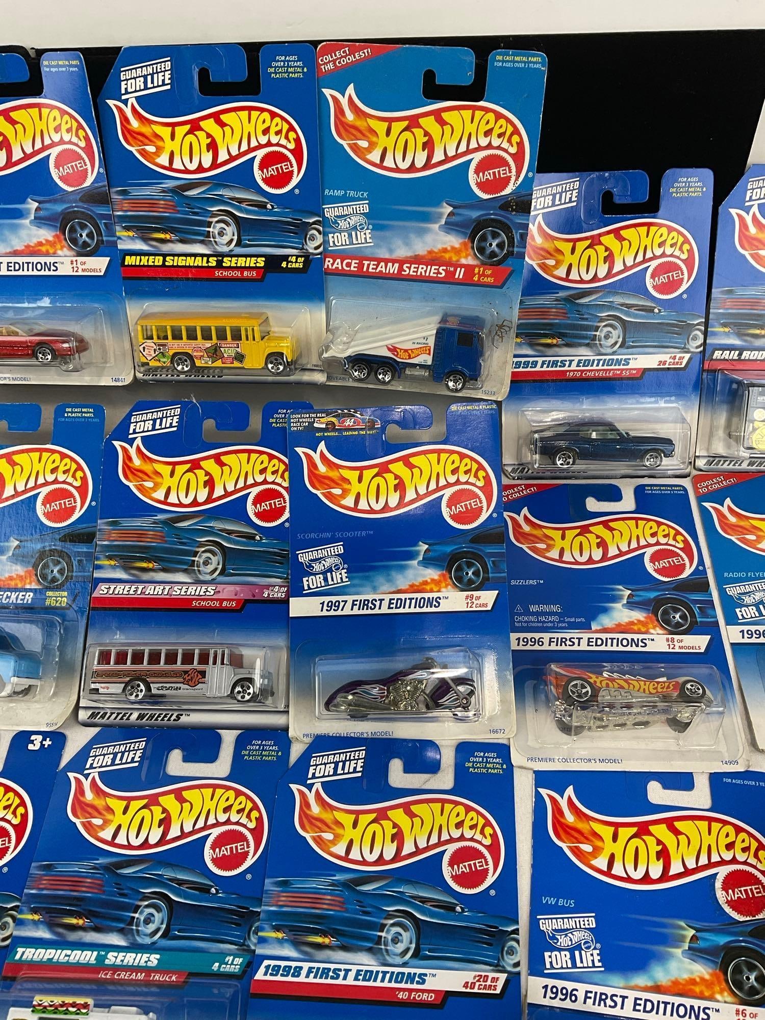 Set of 40 Hot Wheels Diecast Cars in packaging, from all kinds of sets - 7