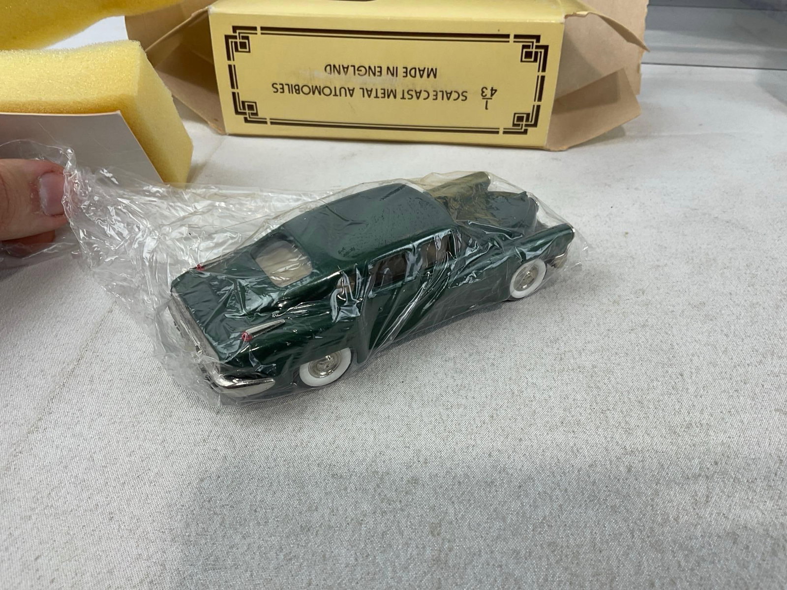 Set of 5 Diecast Coin Banks/Models, Duesenberg, Panel Van, 2x Panel Trucks & small car, 1:43 Scale - 8
