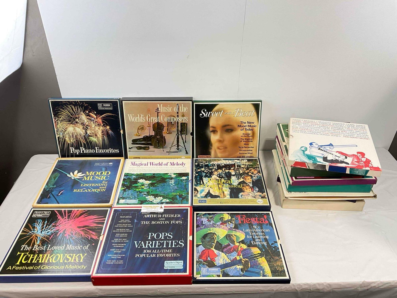 16 pcs Vintage Vinyl Record Album Disc Sets, incl. Classical Music, Mood Music, Pop & More! (1 of 4)