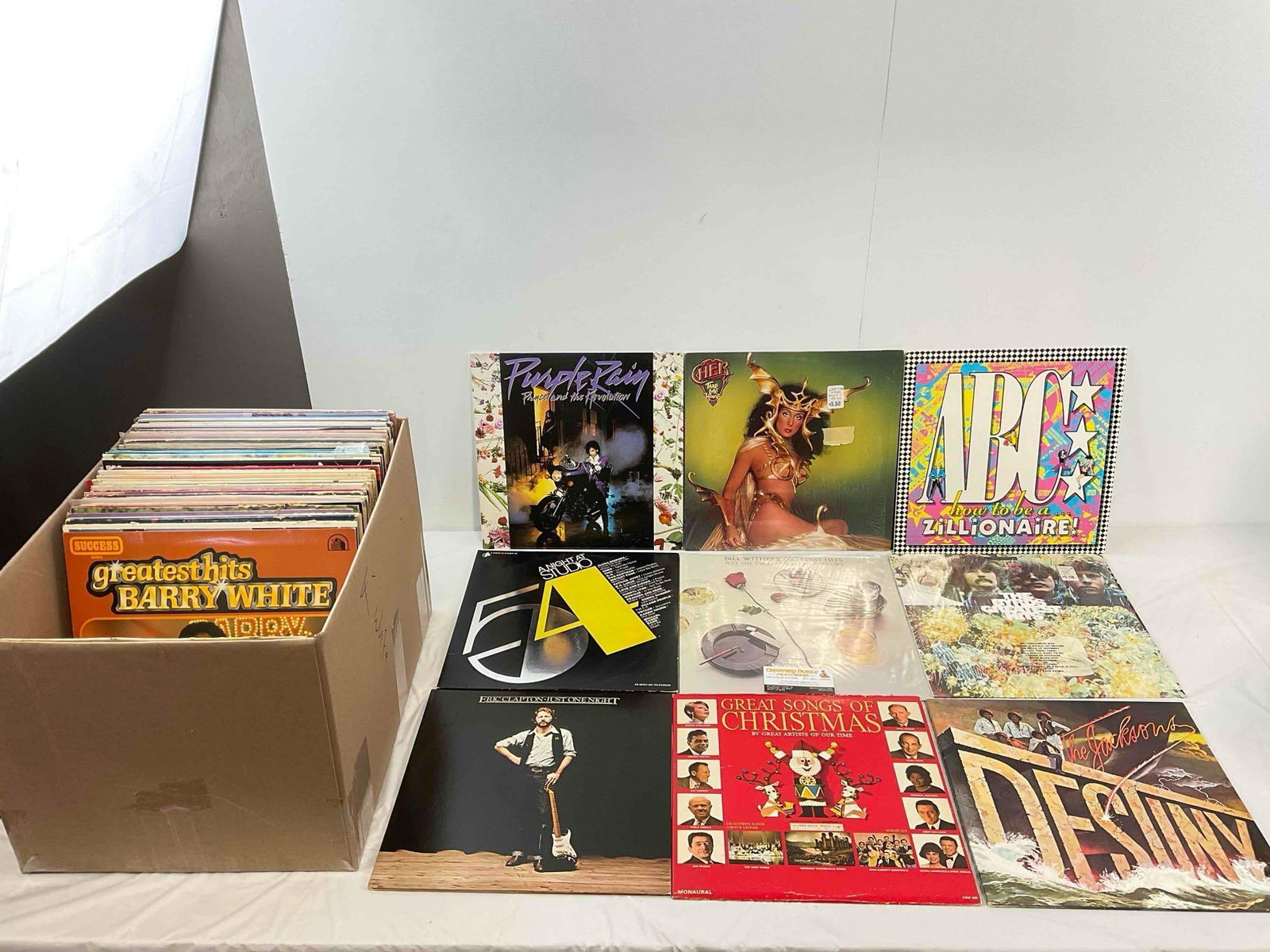 50+ pcs Vintage Record LP Vinyl Album Music Collection, incl. Prince, Cher & More! See pics. (1 of 5)