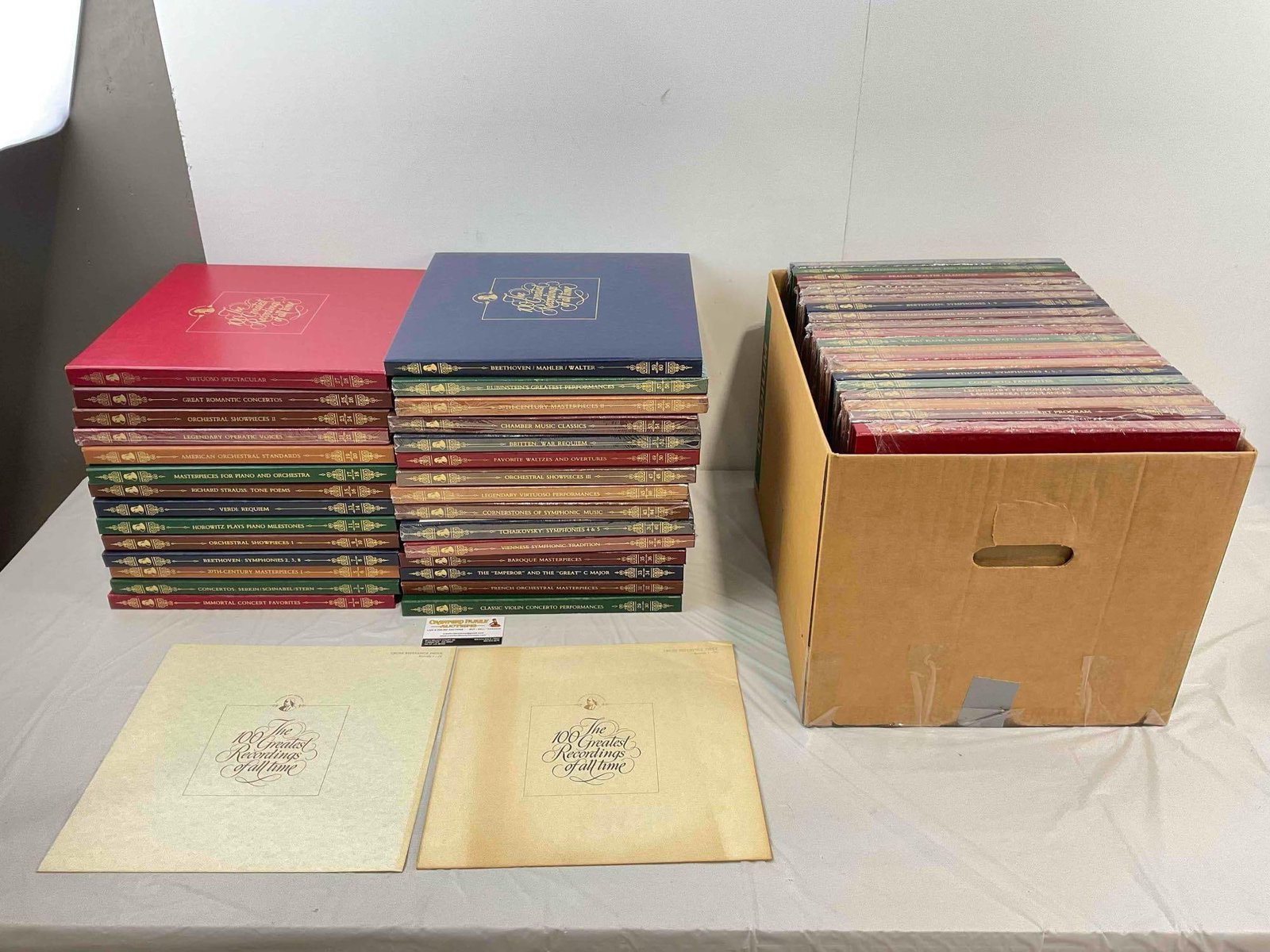 49 pcs The 100 Greatest Recordings of All Times Vinyl Album Classical Music Collection. See pics. (1 of 8)