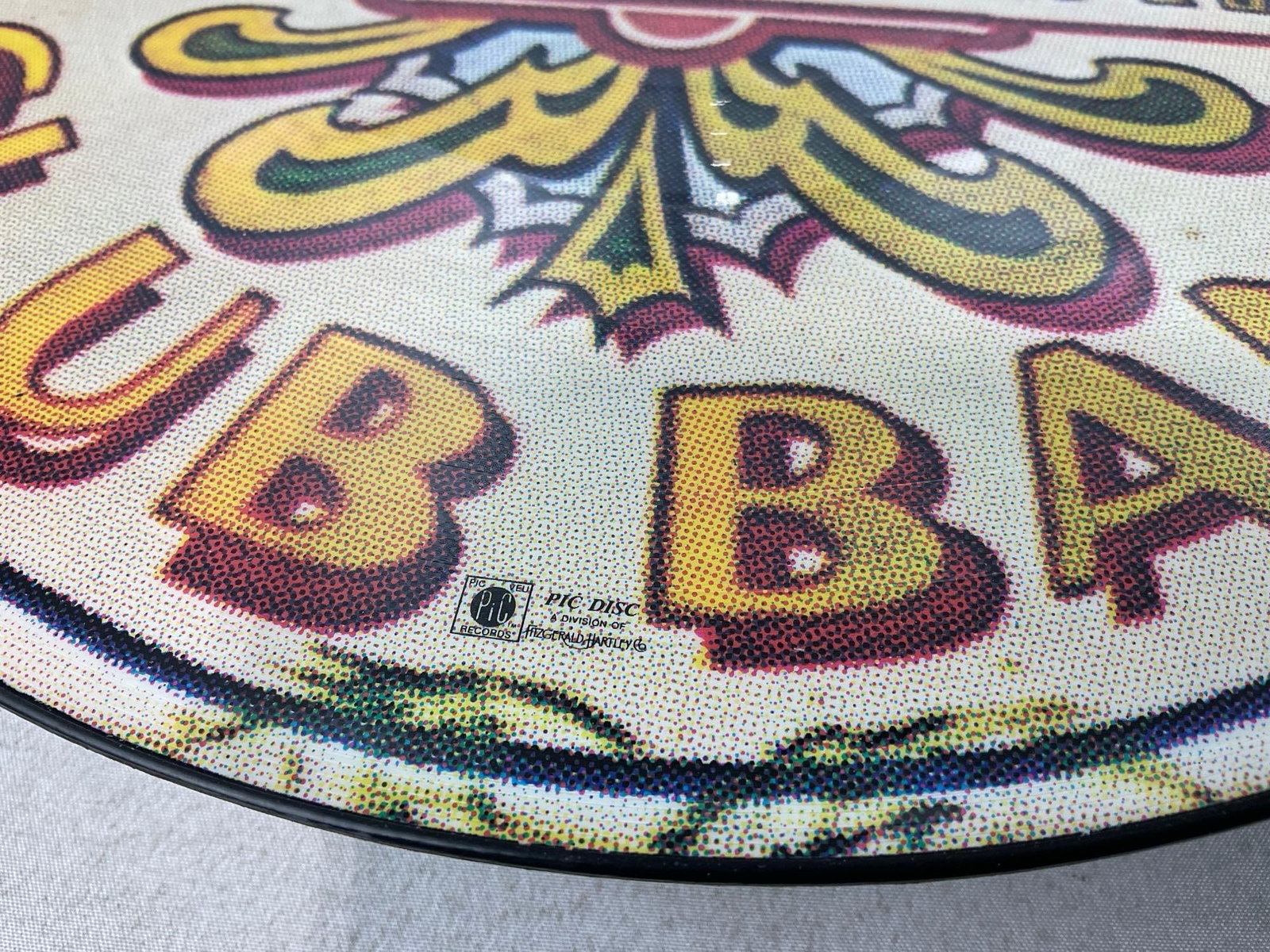 Trio of Beatles Vinyl Records, All Sgt. Peppers Lonely Hearts Club Band, 1 Pic Disc Full art record - 10