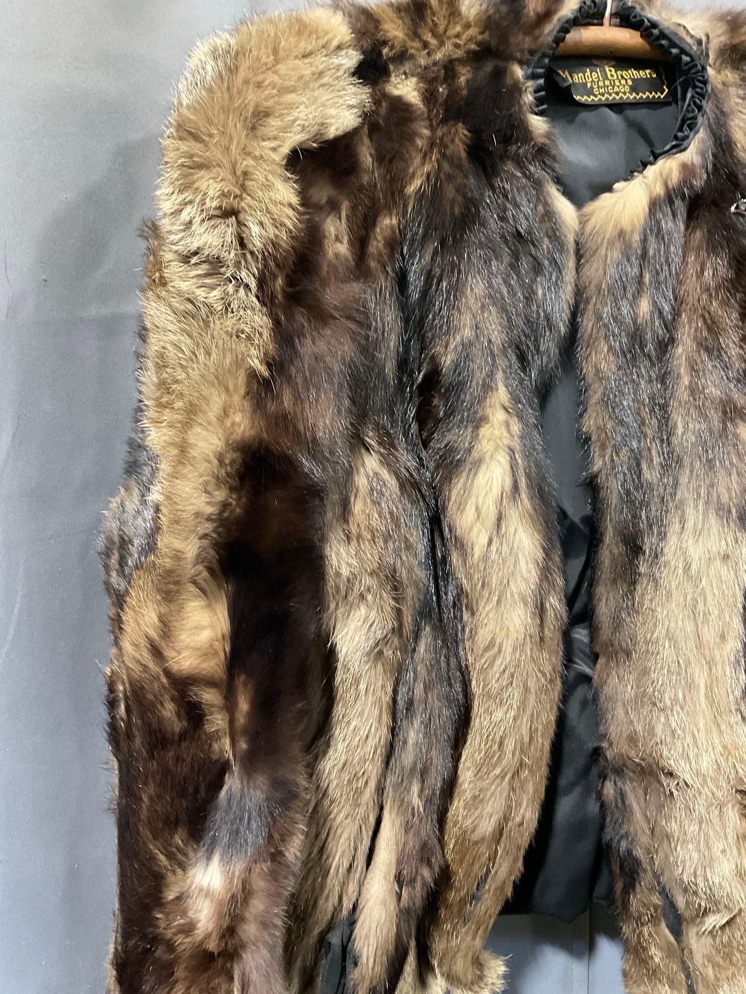 Vintage Fur Coat, Mandel Brothers Furriers, Chicago, looks to be Mink - 3