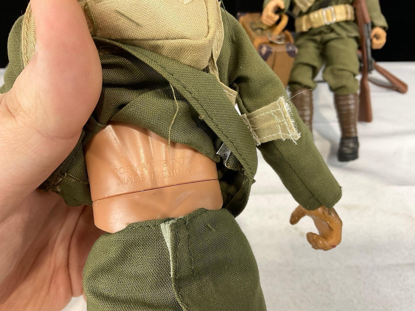 3 WW2 Action Figures Formative Intl w/clothes, 7 Blue Box WW2 & Roman Figures, 9x13x9 inches - 8