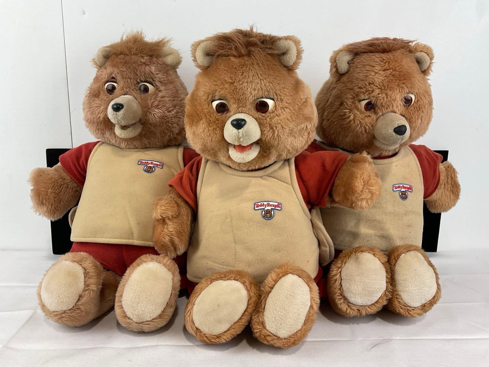 3 Teddy Ruxpin Bear Dolls, w/Cassette Players, w/Bremen-Town Musicians tape (1 of 5)