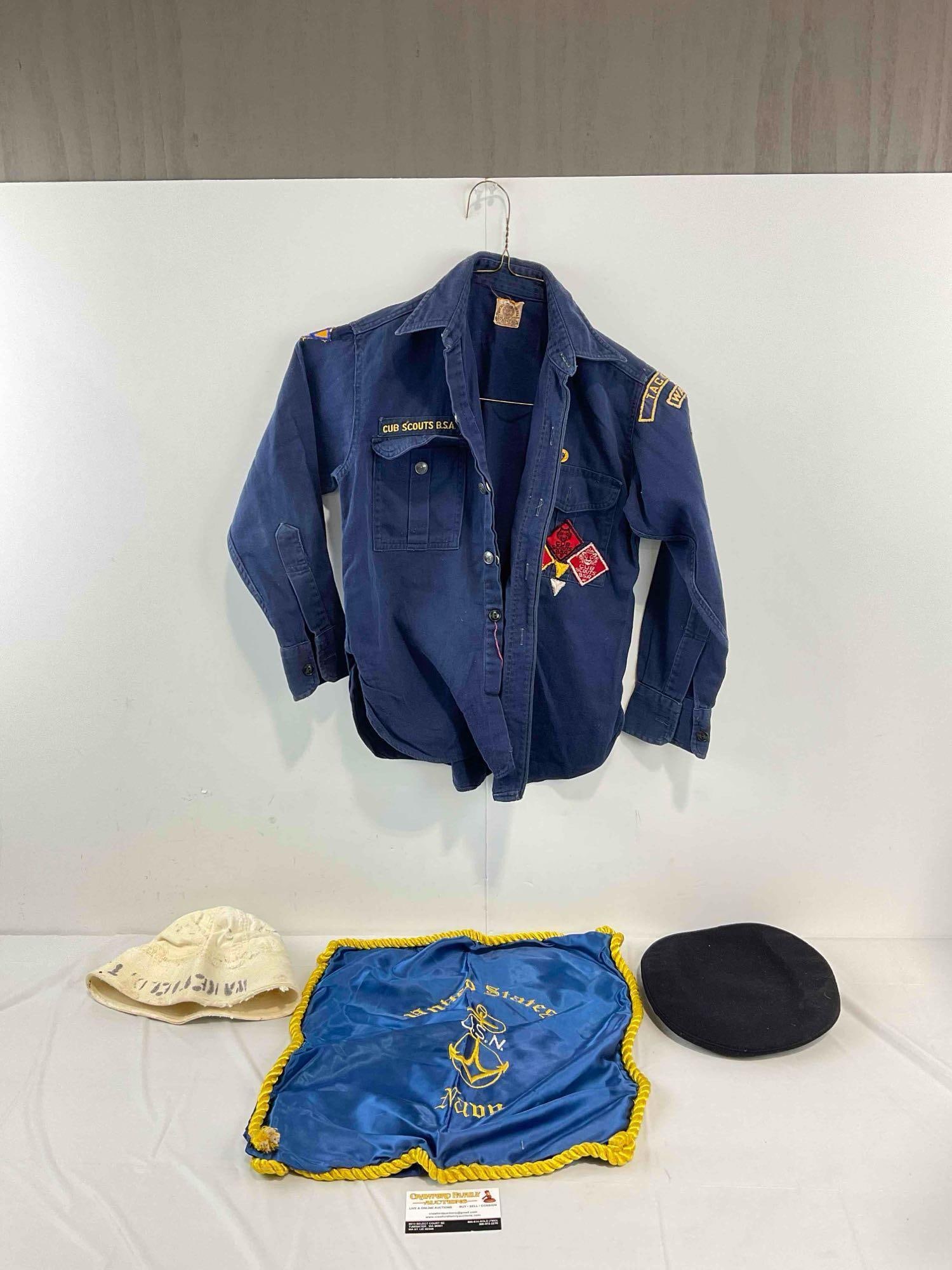 4 pcs Vintage Collectible Clothes, incl. Boy Scouts of America Cub Scout Shirt & More! See pics. (1 of 11)