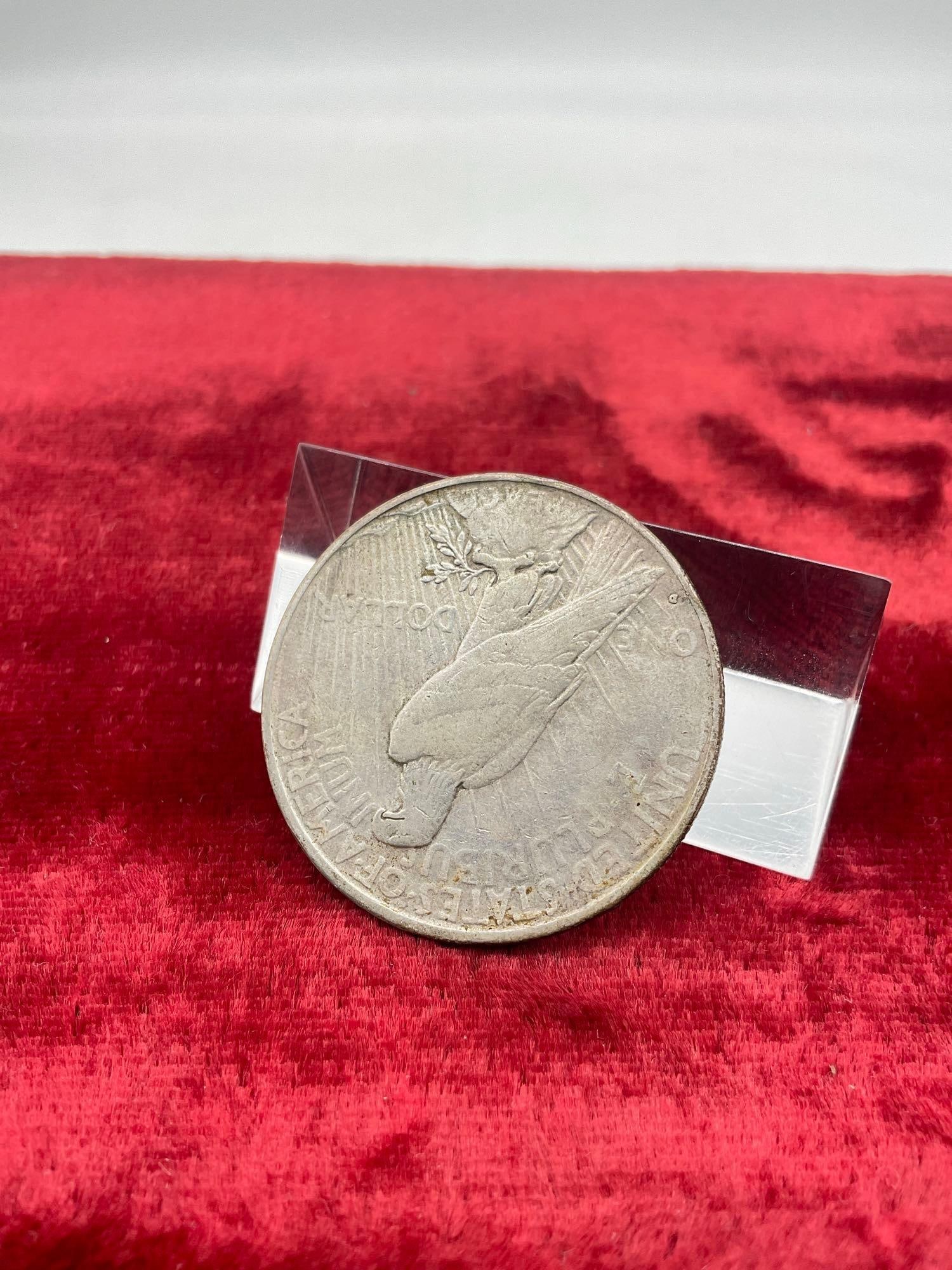 1934-D Better Date Silver Peace dollar nice coin see pics - 3