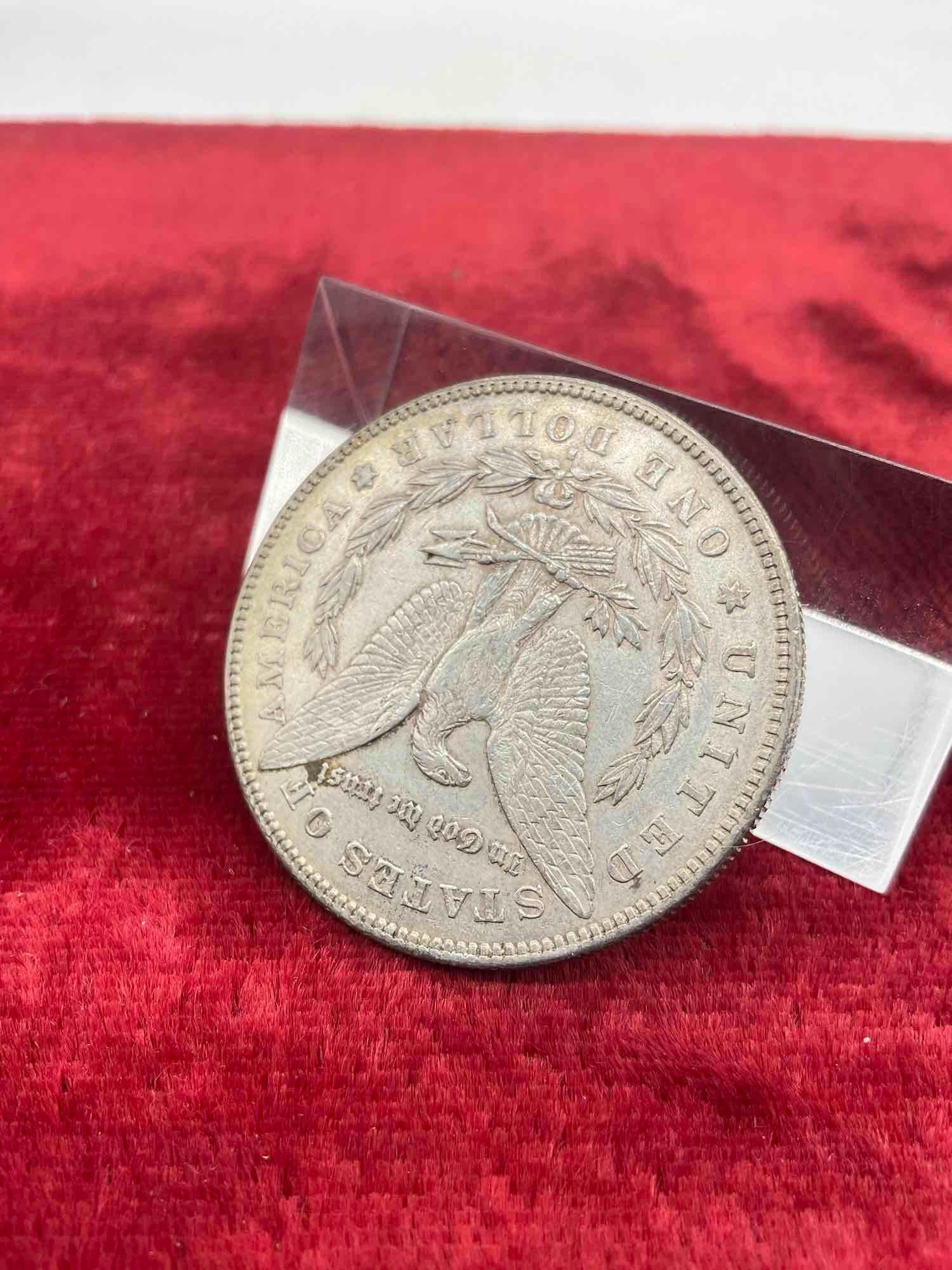 Antique 1st year 1878 -S Silver Morgan Dollar nice coin see pics - 3