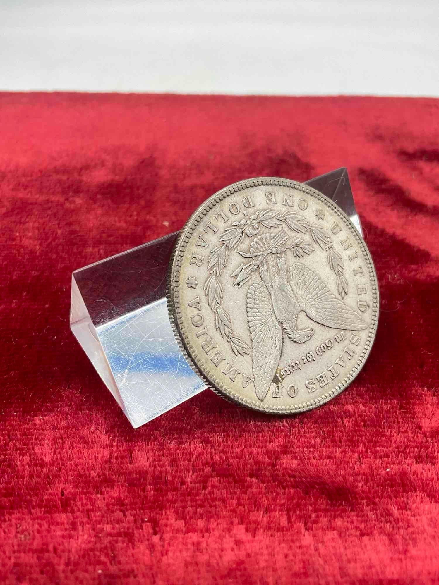 Antique 1st year 1878 -S Silver Morgan Dollar nice coin see pics - 4