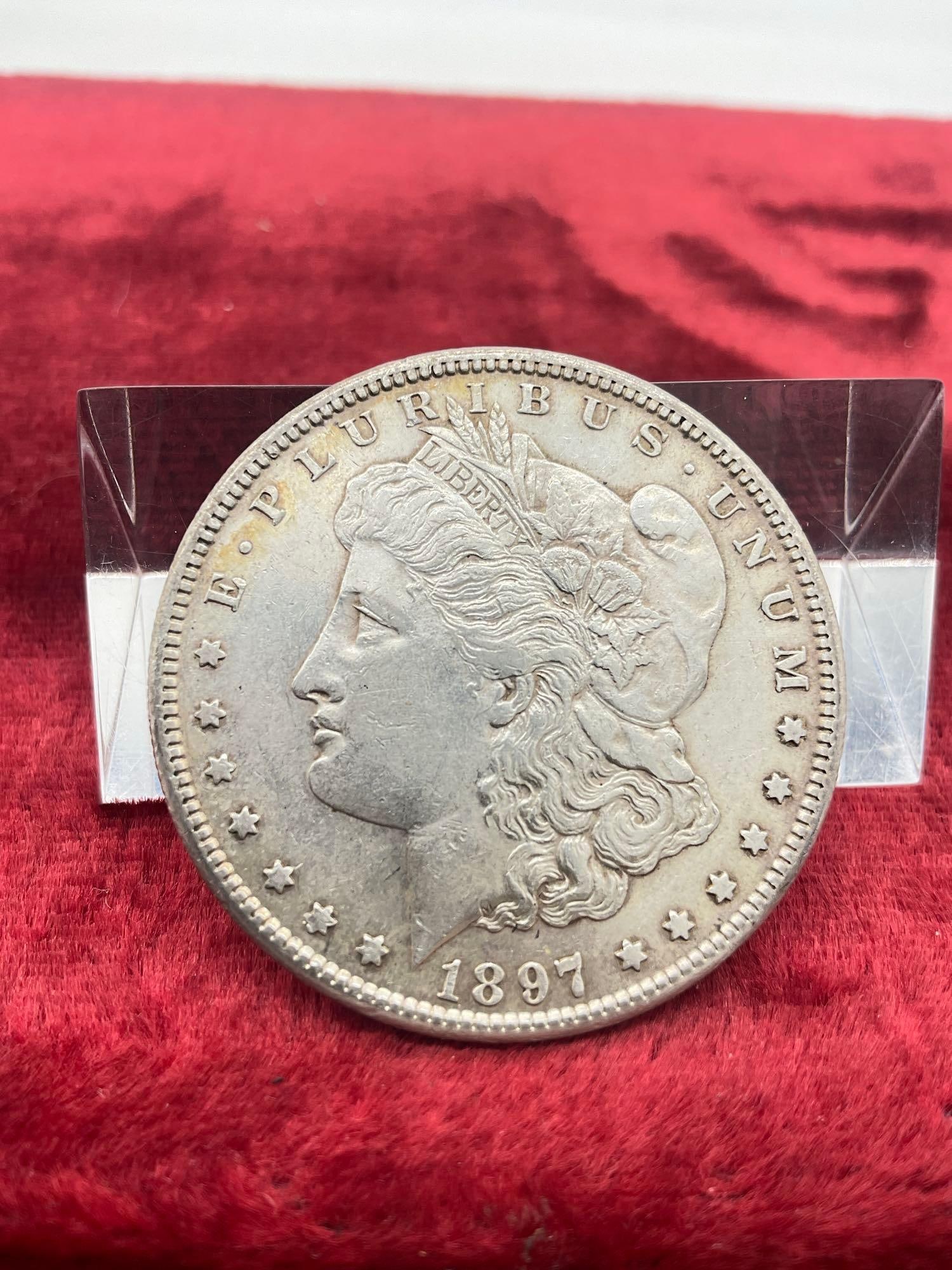 Antique 1897-S / Silver Morgan Dollar Nice coin See pics: C-5990