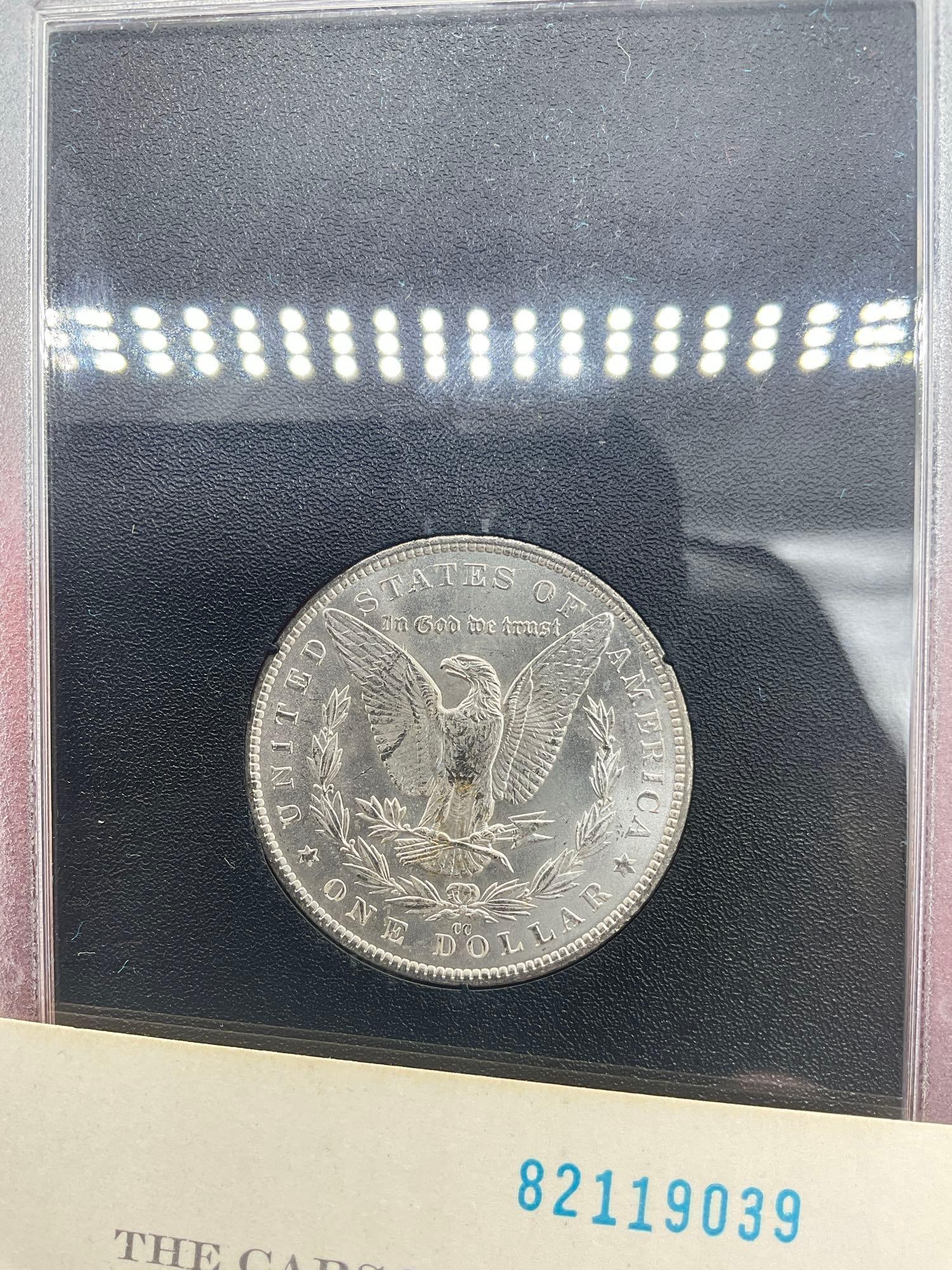 1882 Carson City GSA Hoard Slabbed Silver Morgan Dollar MS quality DMPL coin w/ OG box & Coa - 7