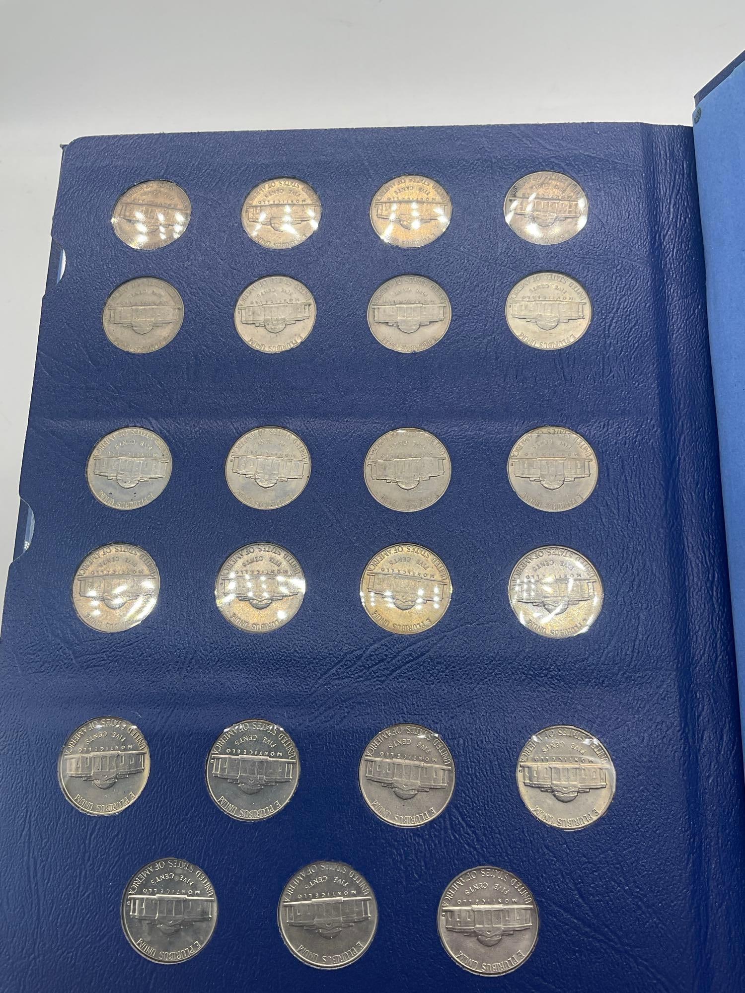 Complete Jefferson Nickel Collection 1938-1964 Incluing all WWII silver coins in folder - 5