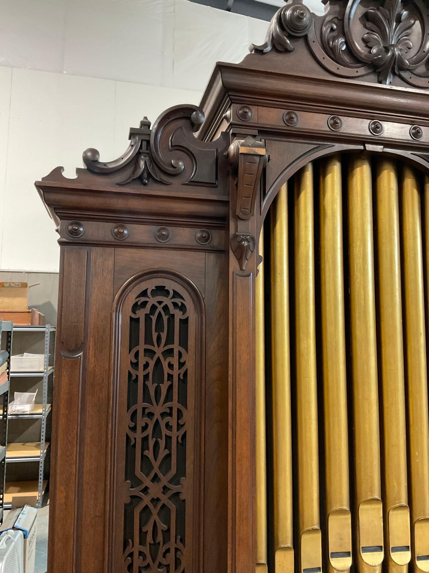 Antique Mason & Hamlin Organ Company Pipe Organ Model/Style 28 Serial 69771 - 8