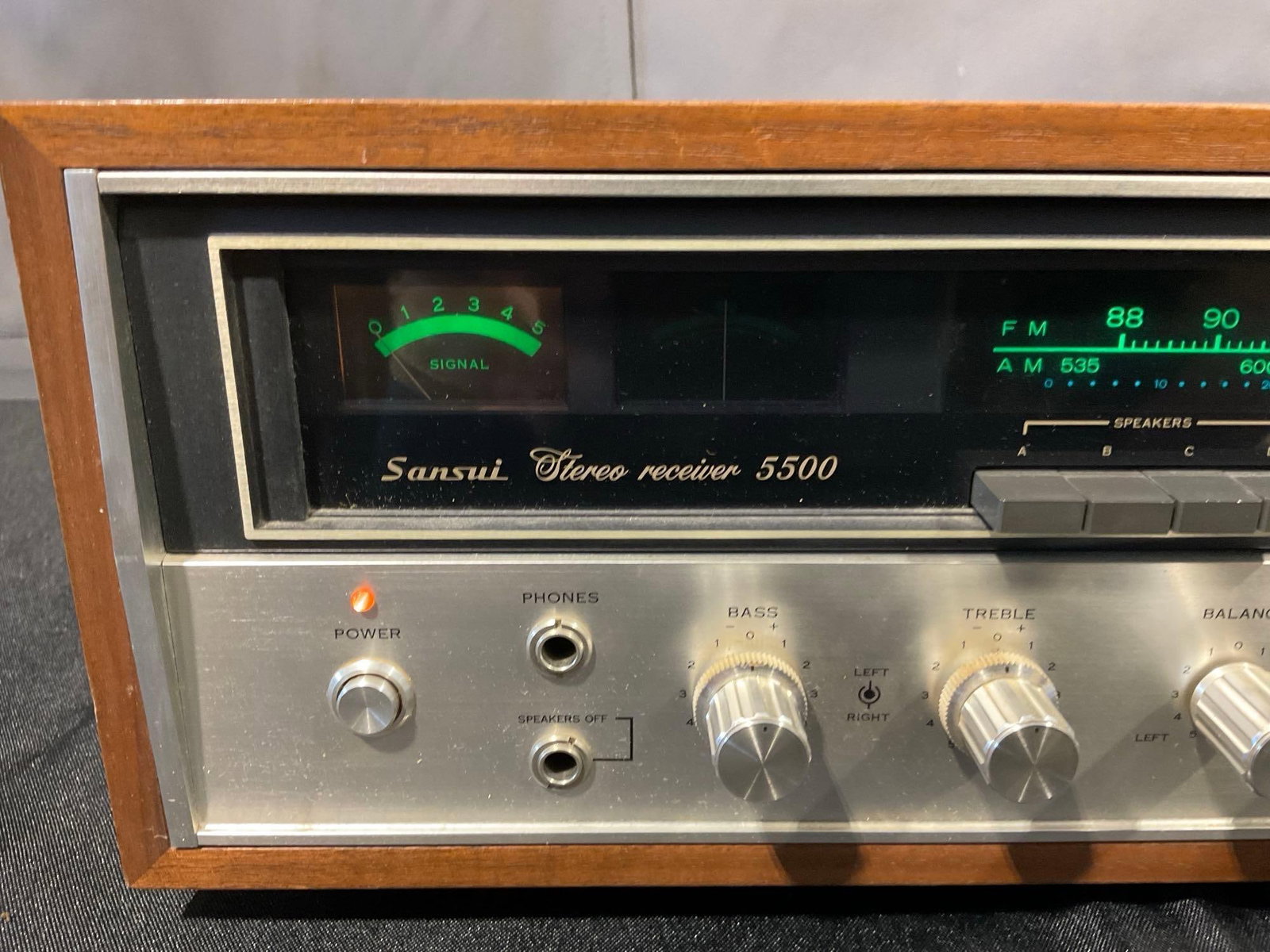 Sansui Stereo Receiver 5500, w/original box & manual, tested & working, LNIB - 2