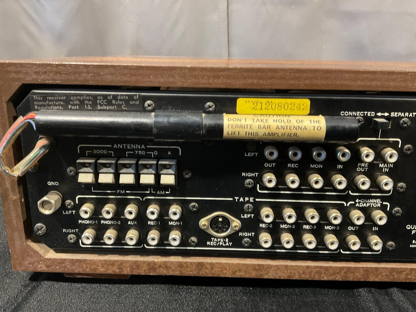 Sansui Stereo Receiver 5500, w/original box & manual, tested & working, LNIB - 6