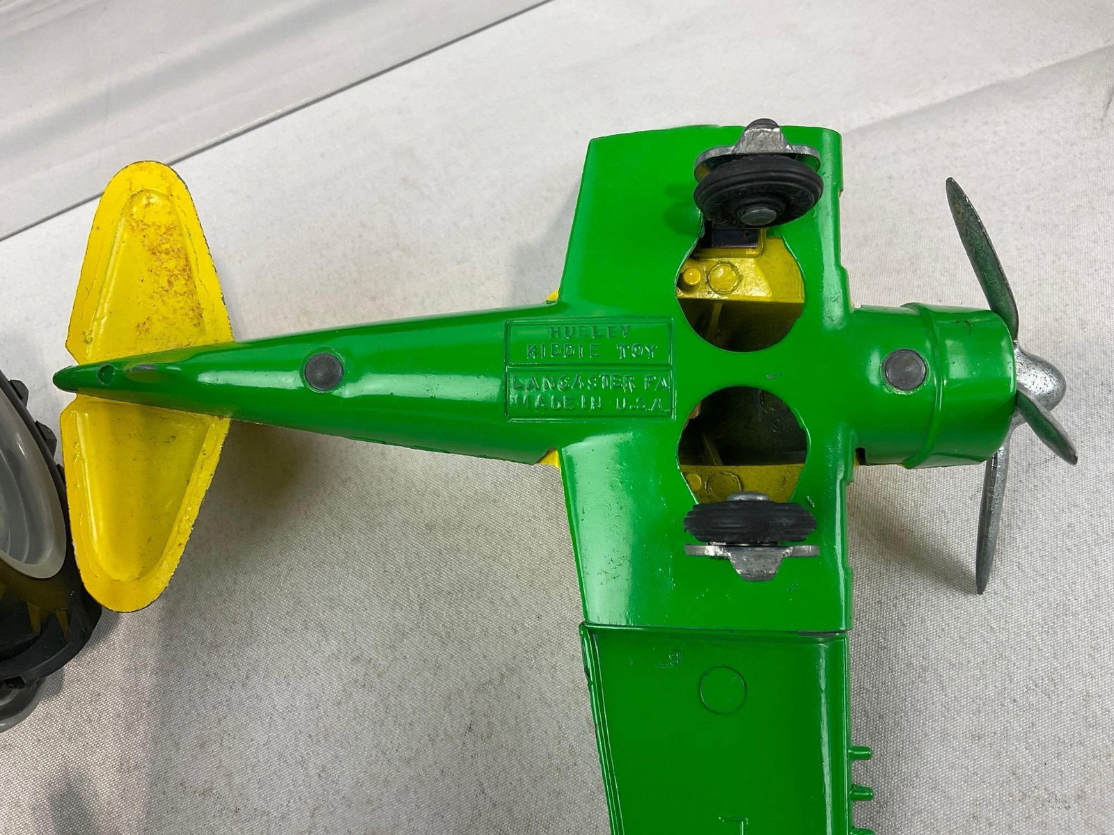 Alaska Marine Ferry, Hubley Folding Plane, 1985 Ford 9N Tractor, Charlie Chaplin Porcelain Statue - 8