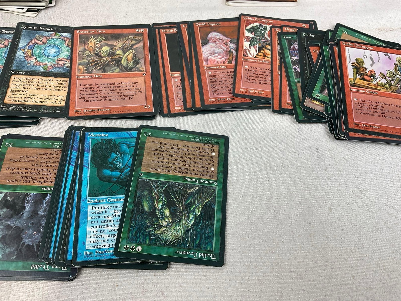 Collection of 500+ Magic the Gathering Cards, decent amount of 1994 black border cards - 3