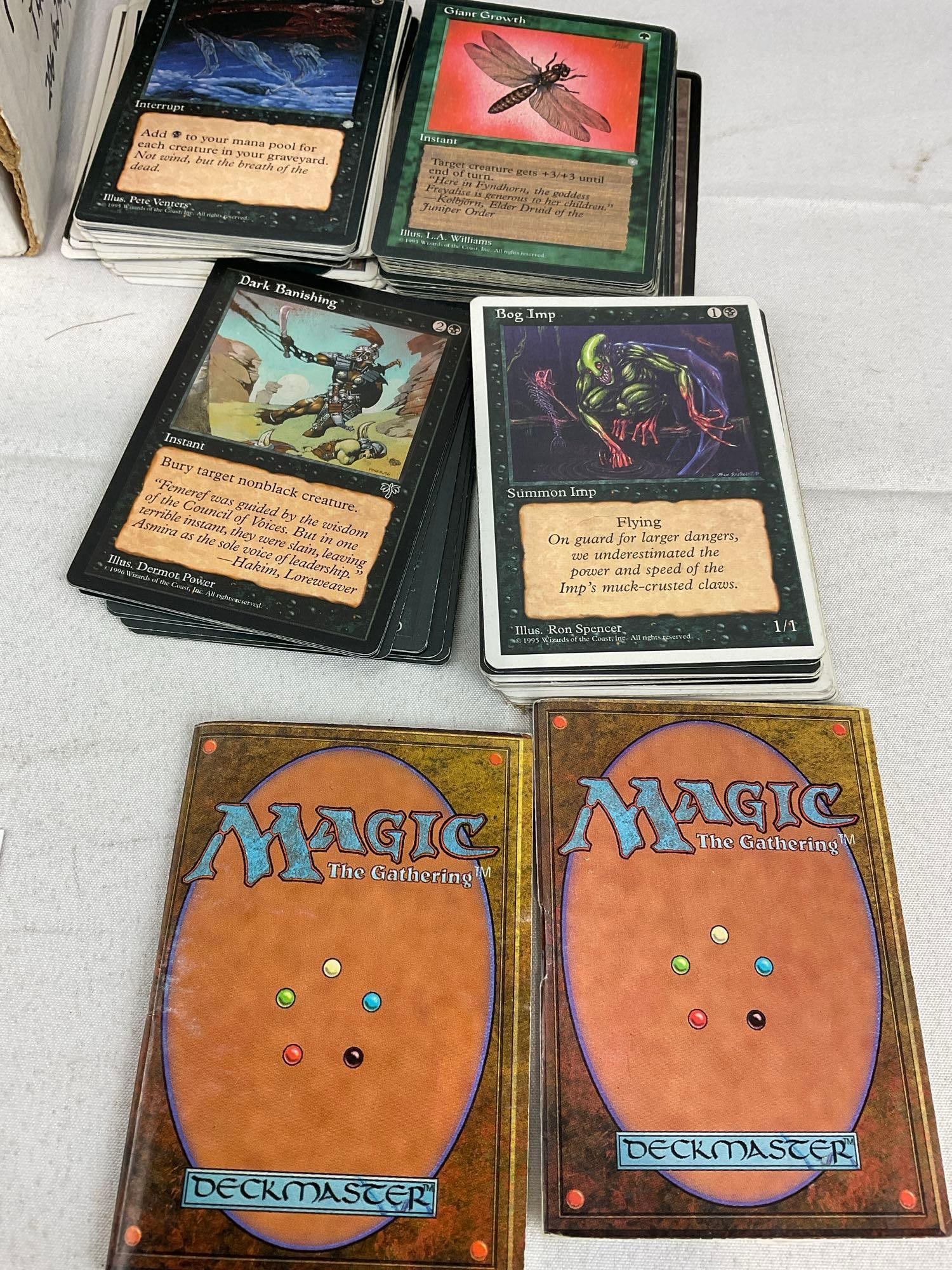 Collection of 500+ Magic the Gathering Cards, decent amount of 1994 black border cards - 5