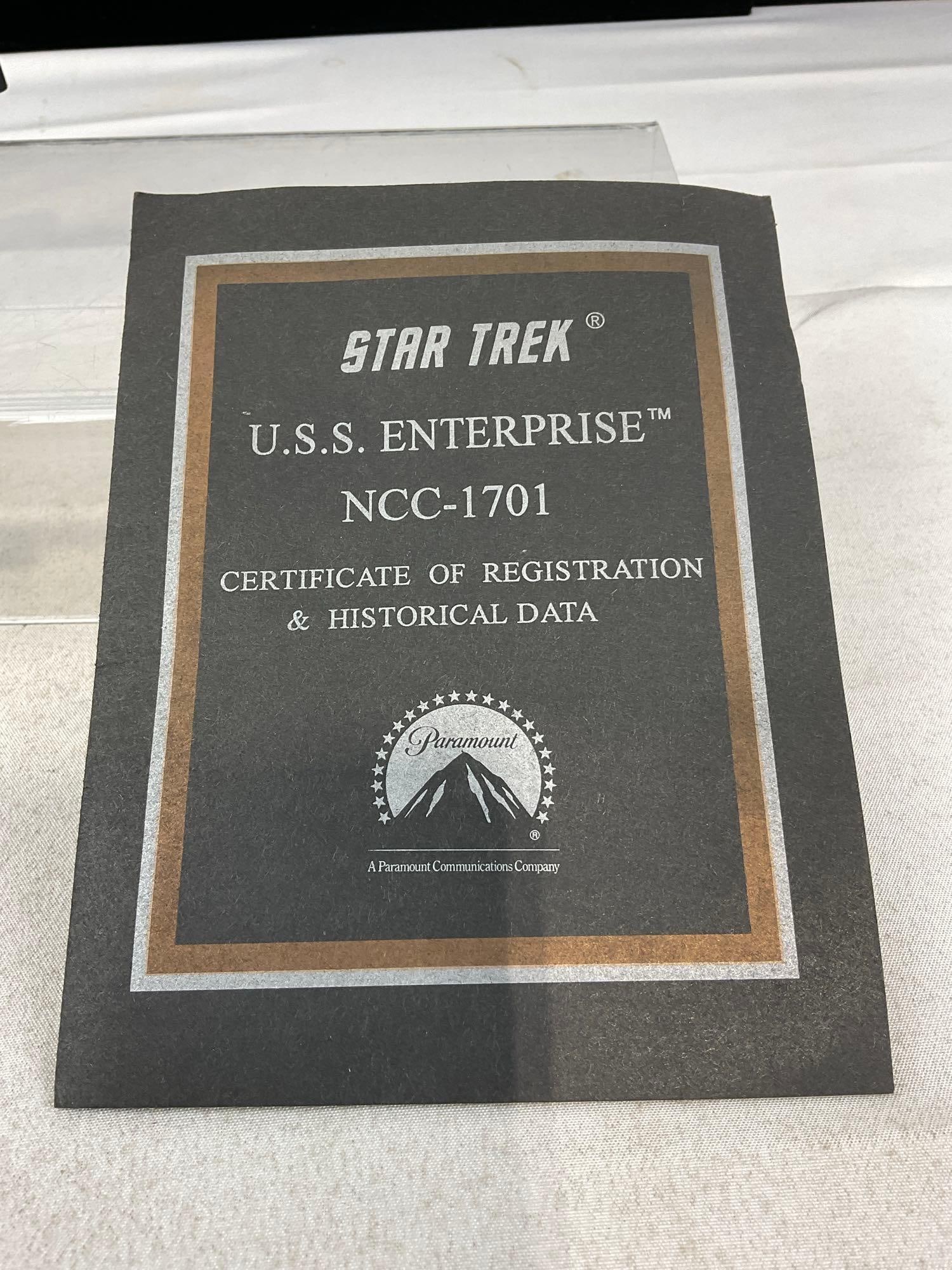 Star Trek USS Enterprise NCC-1701 Telephone, signed on the base, by Willam Shatner "Captian Kirk" - 13