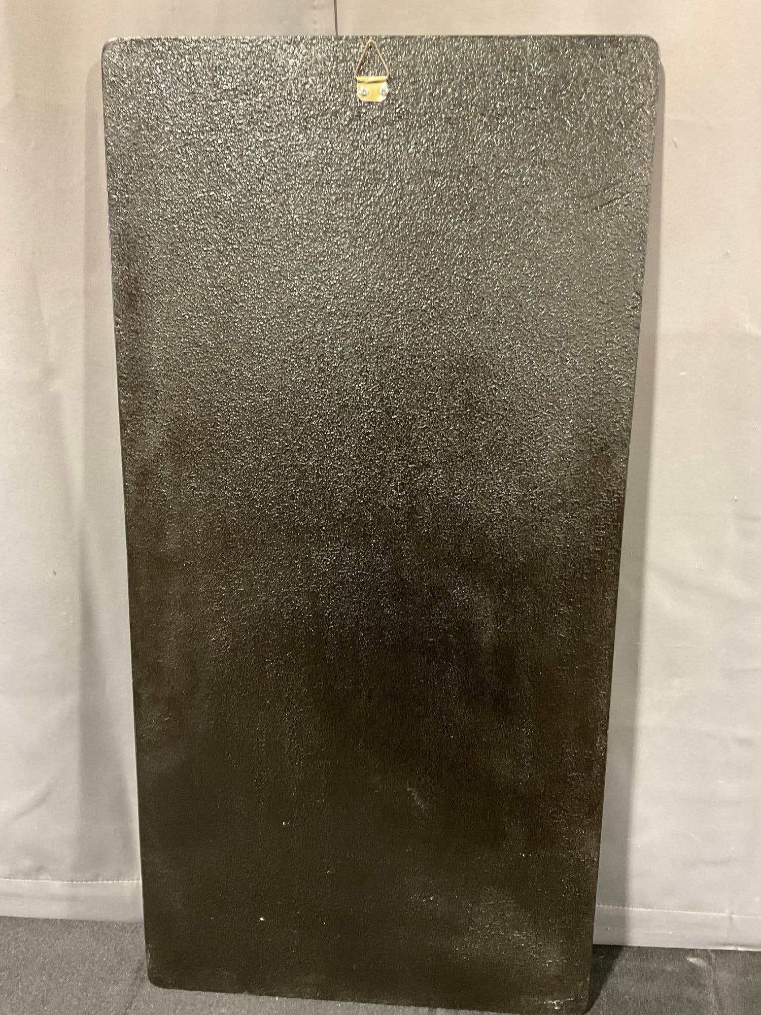 Gorgeous Asian Red Lacquered Board w/Mother of Pearl Motif, 37h x 17w x 2d inches - 5