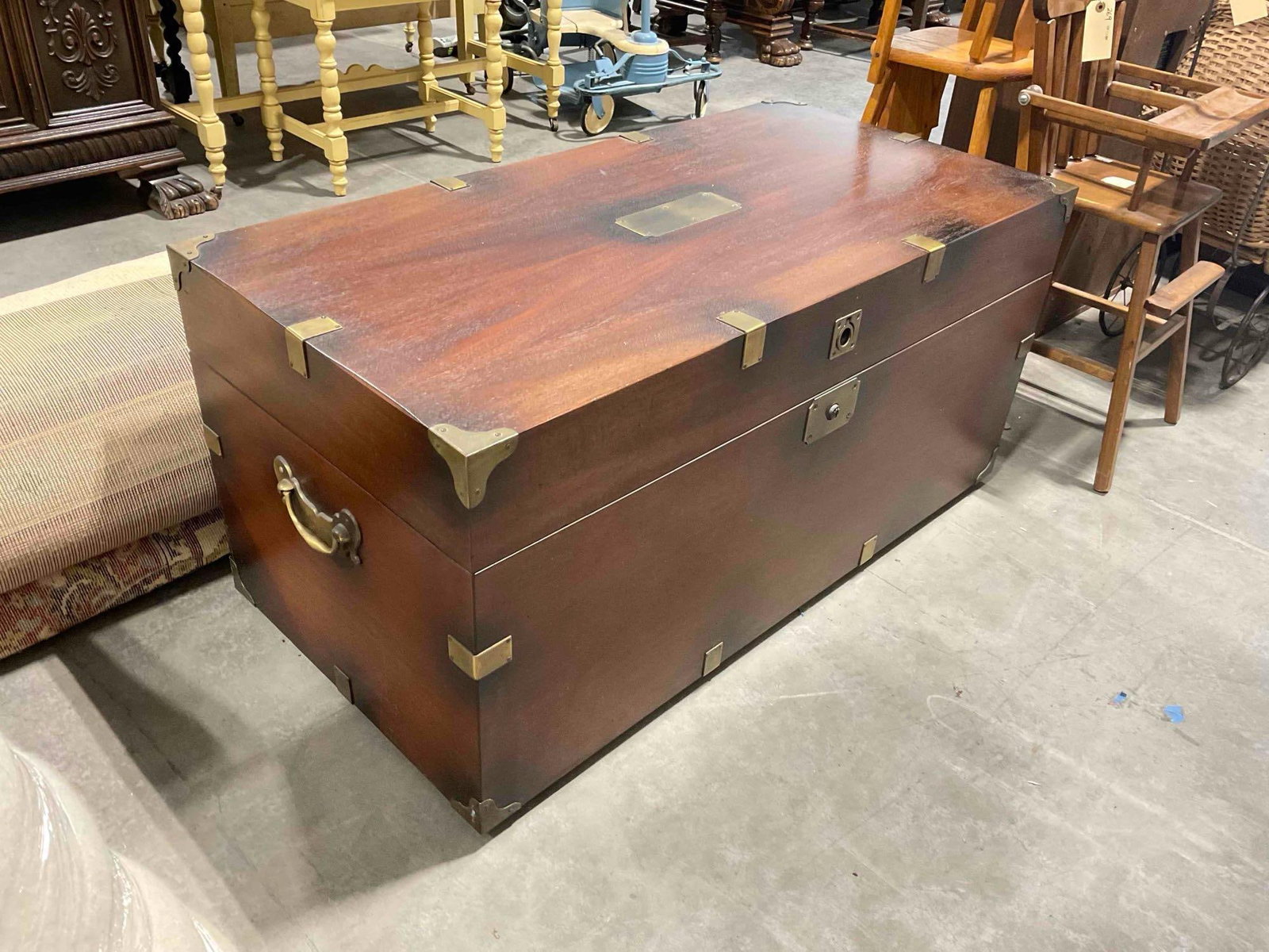 Handsome Vintage Lane Cedar Lined Mahogany Love Chest Heirloom Style 3617. Good Cond. - 2