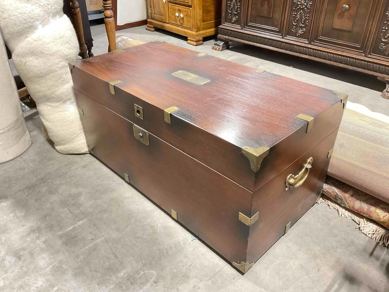 Handsome Vintage Lane Cedar Lined Mahogany Love Chest Heirloom Style 3617. Good Cond. - 3