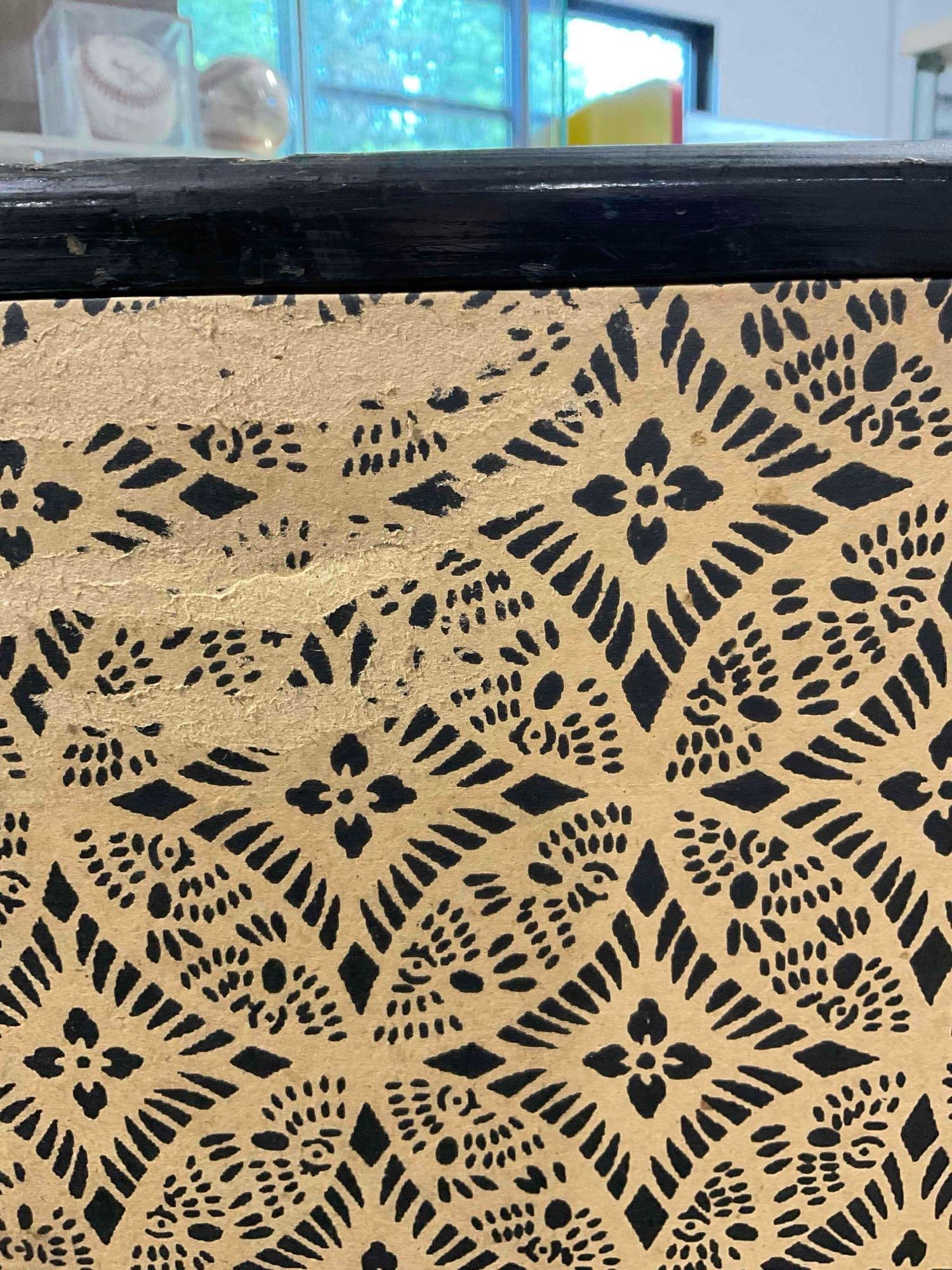 Beautiful Vintage Japanese 6-Panel Folding Paper Screen feat. Islands & Trees. See pics. - 9