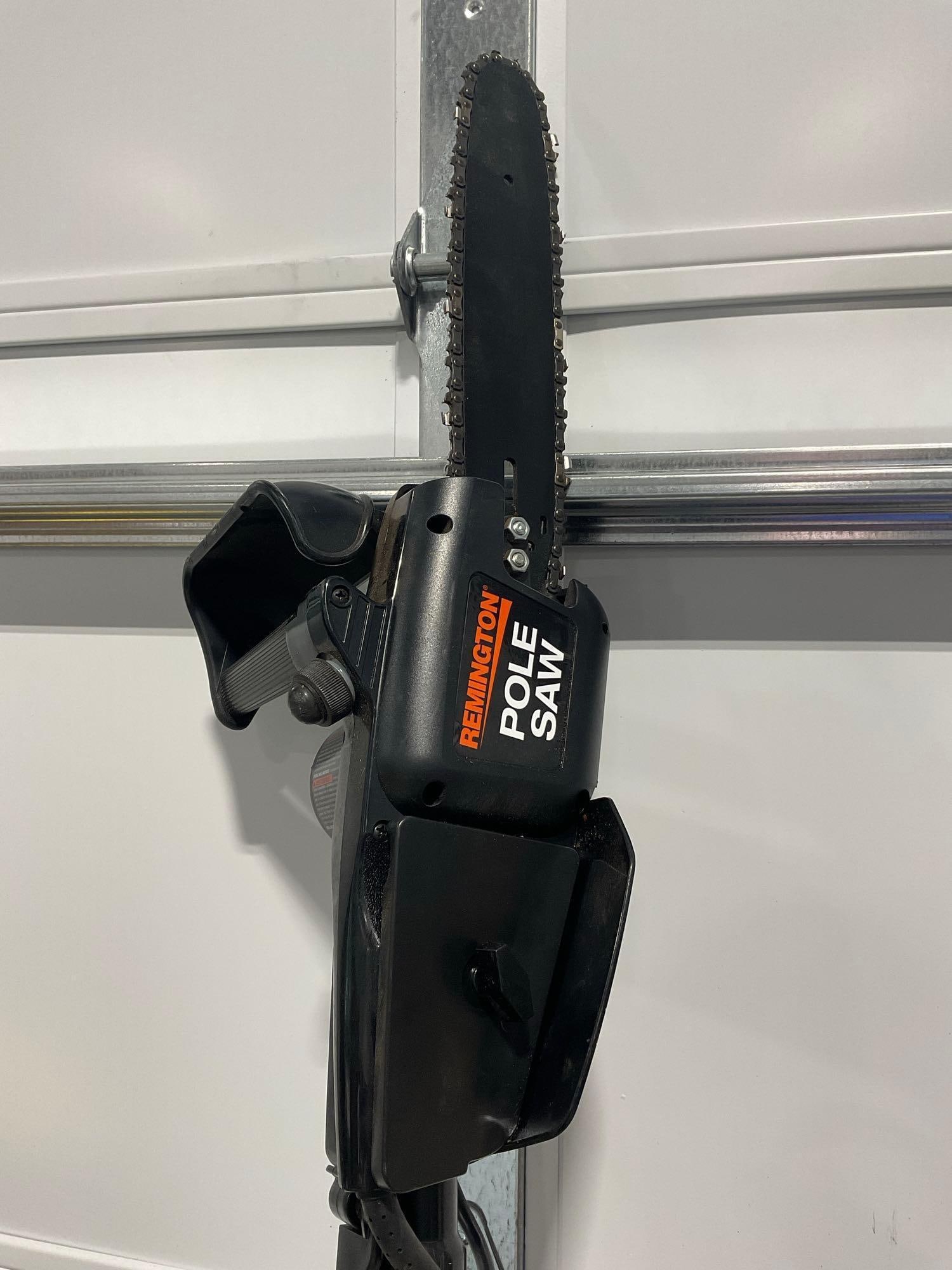 Remington Pole Saw, Electric Chainsaw, model no. RMPS2N1, long pole w/plug on the end - 2