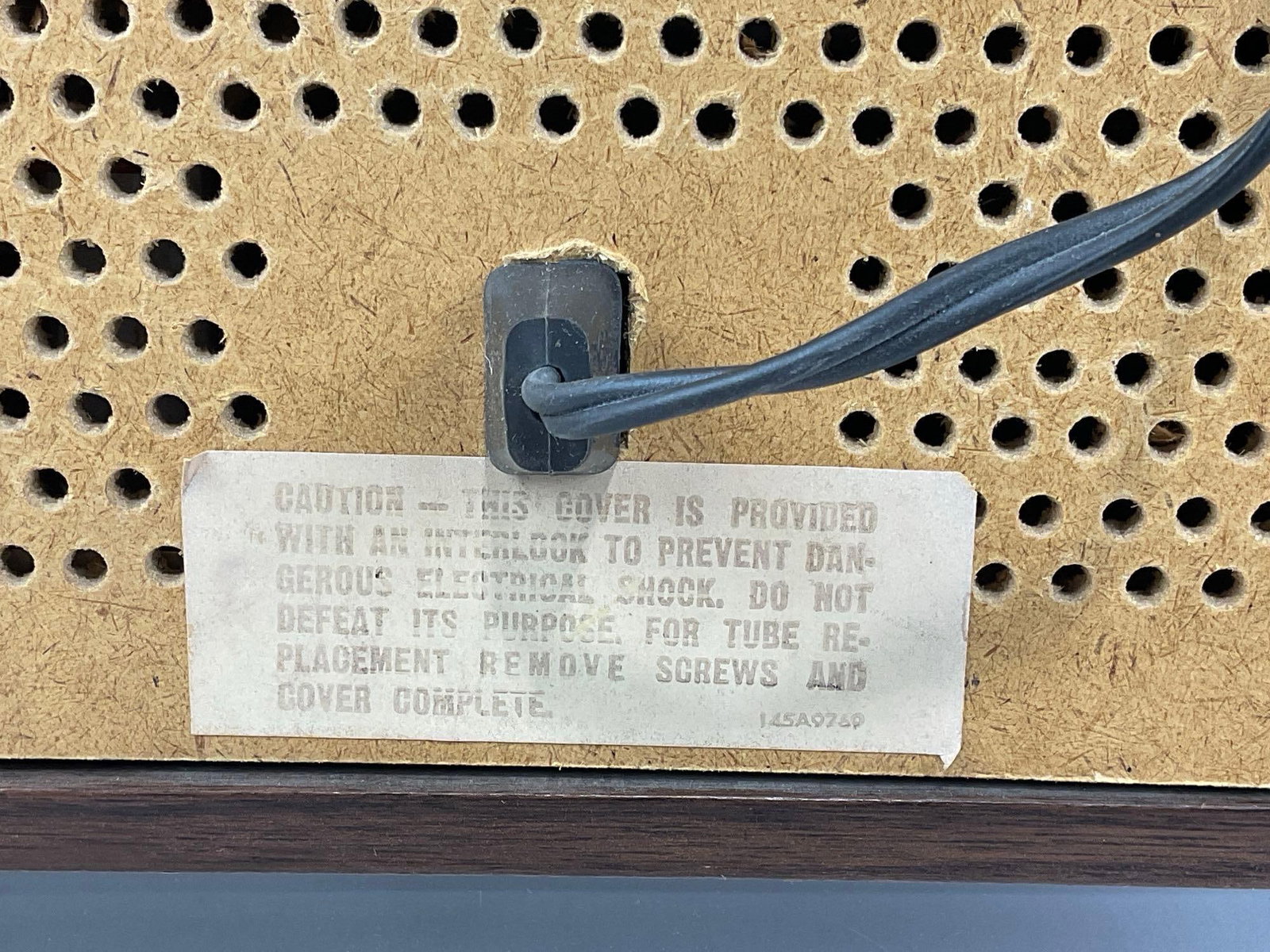 Vintage General Electric Porta-Fi SP 24 Powered Speaker, 12h x 16w x 6d inches - 3