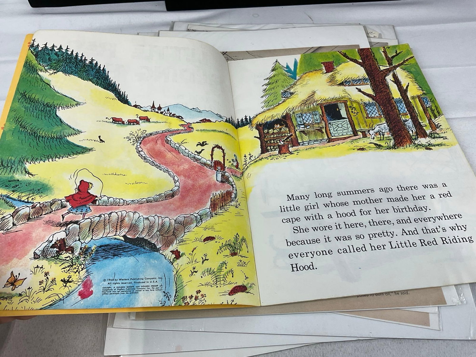 Variety of Magazine Advertisements, Kodak, Volkswagen, Victor Records, 2 Lil Red Riding Hood Books - 7