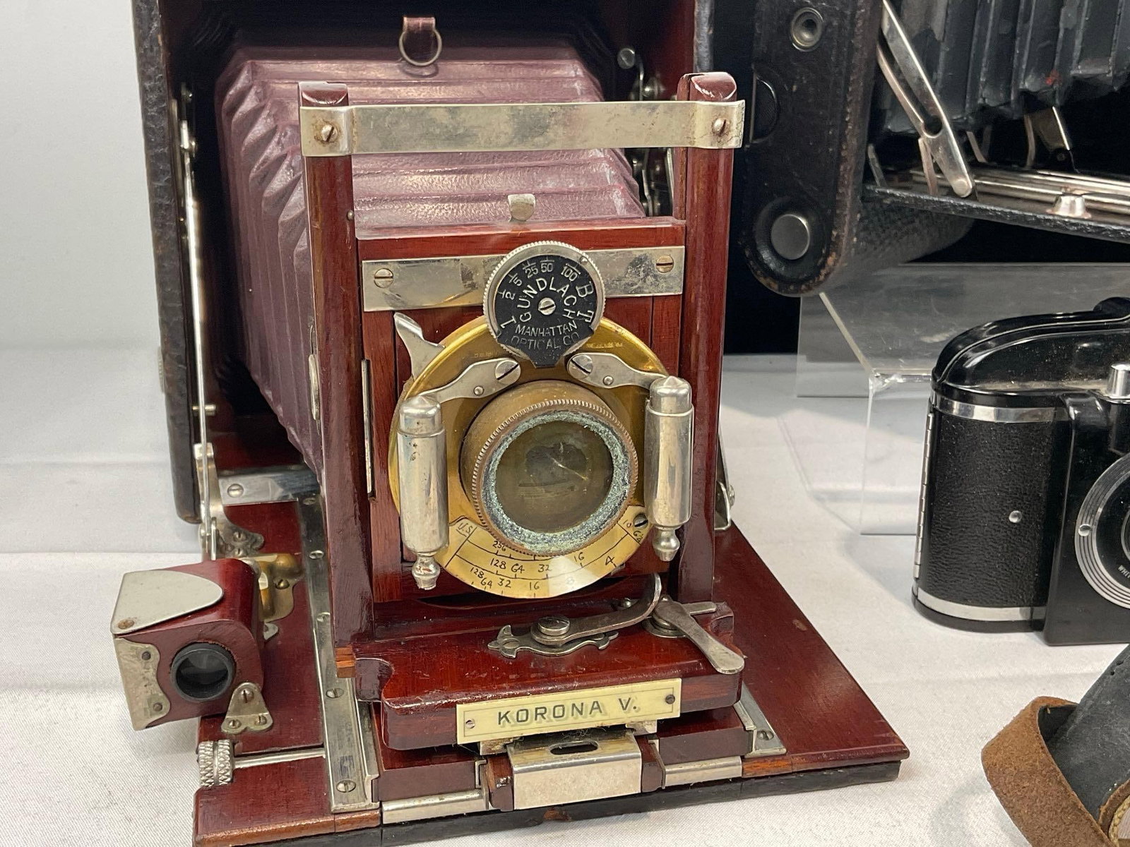 Variety of Early 20th Century Cameras, Korona V, Beacon, Kodak Eastman Co, & more - 5