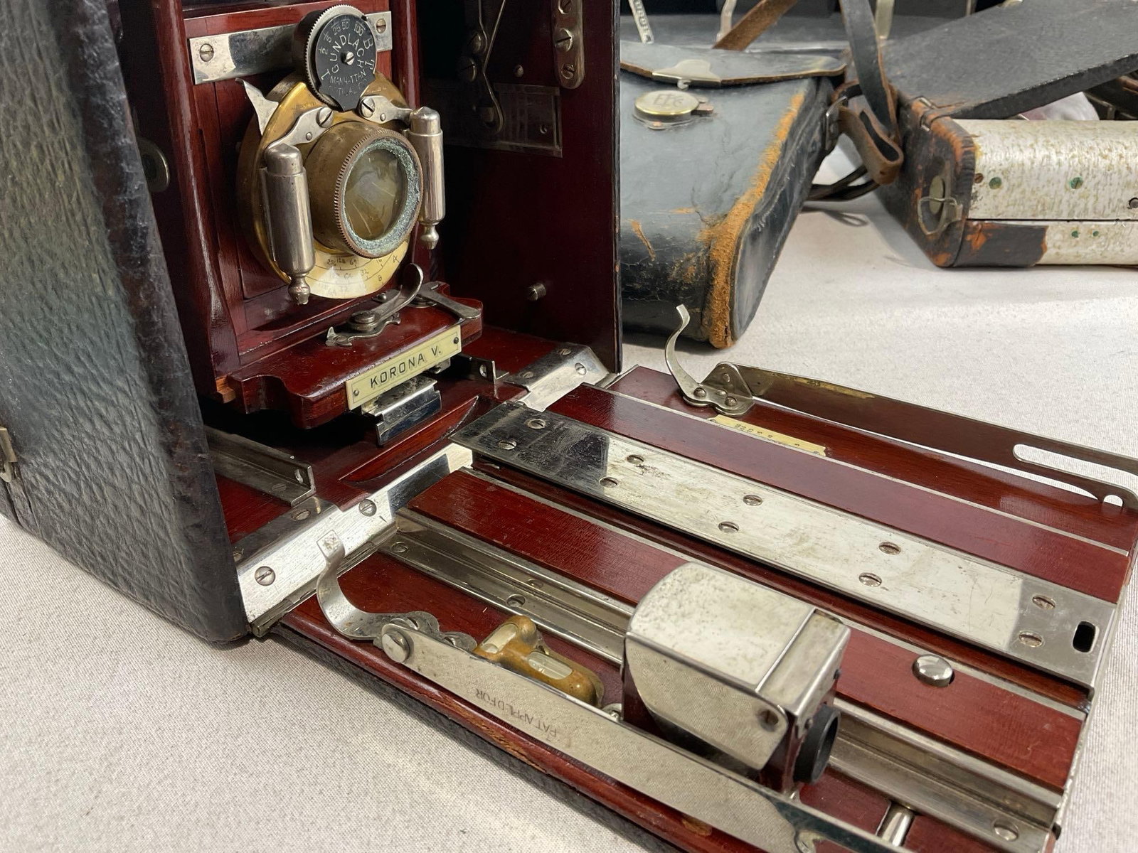 Variety of Early 20th Century Cameras, Korona V, Beacon, Kodak Eastman Co, & more - 6