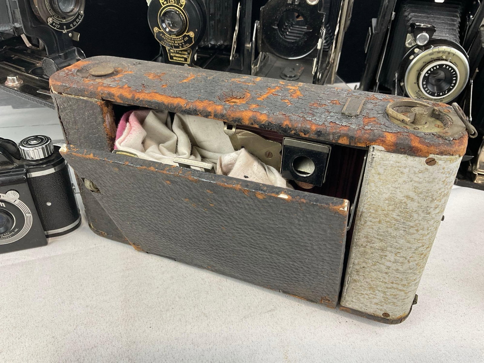 Variety of Early 20th Century Cameras, Korona V, Beacon, Kodak Eastman Co, & more - 8