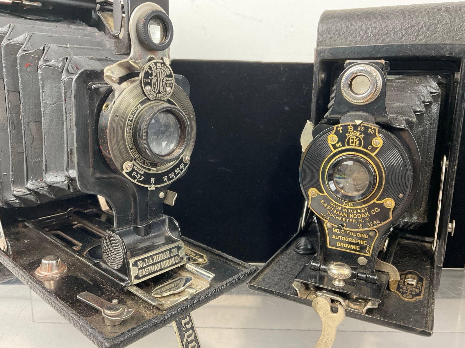 Variety of Early 20th Century Cameras, Korona V, Beacon, Kodak Eastman Co, & more - 9