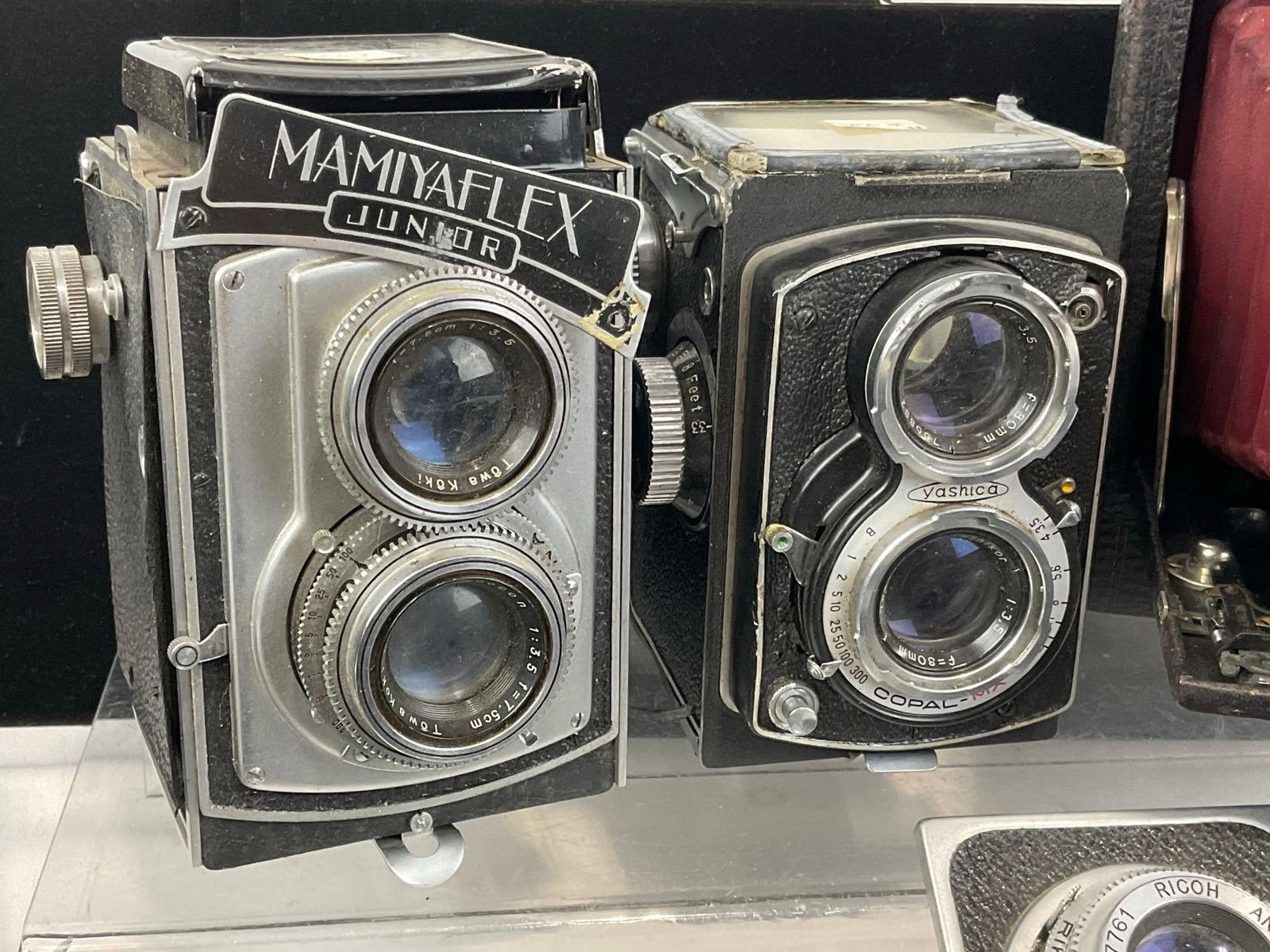 Selection of Vintage Cameras, some wear, and some missing pieces, Mamiya Flex JR, Eastman Kodak C... - 3
