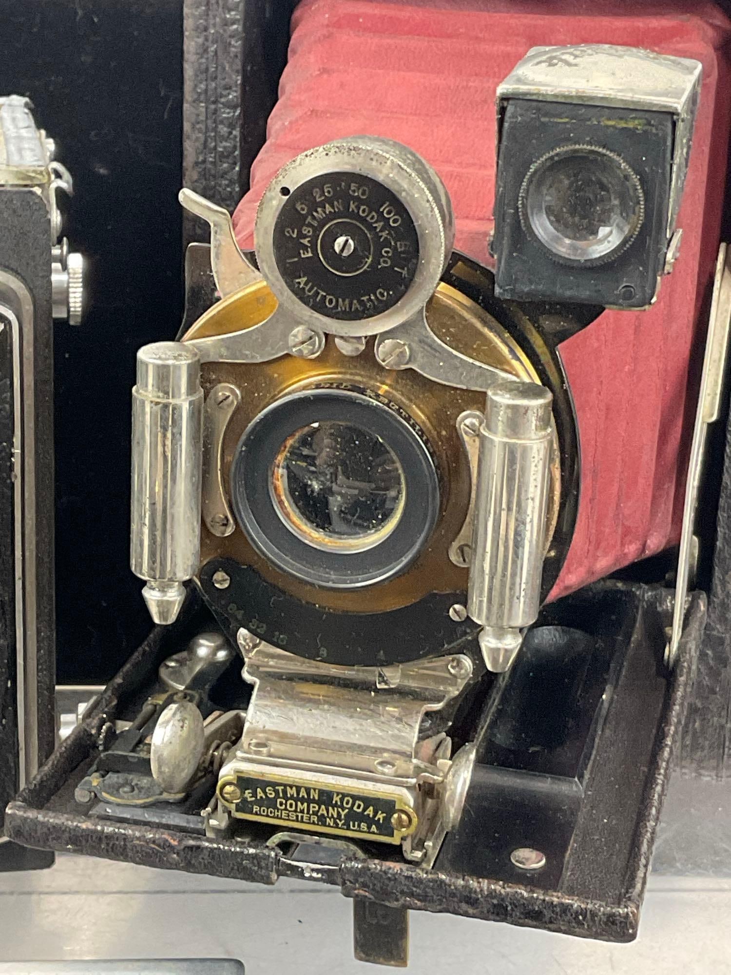 Selection of Vintage Cameras, some wear, and some missing pieces, Mamiya Flex JR, Eastman Kodak C... - 4