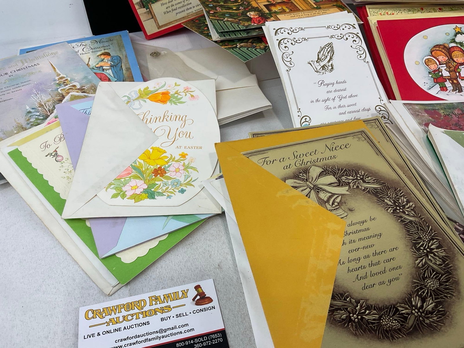 Collection of Vintage Greeting Cards, & more Ephemera, Christmas, Easter, Birthday & more - 2